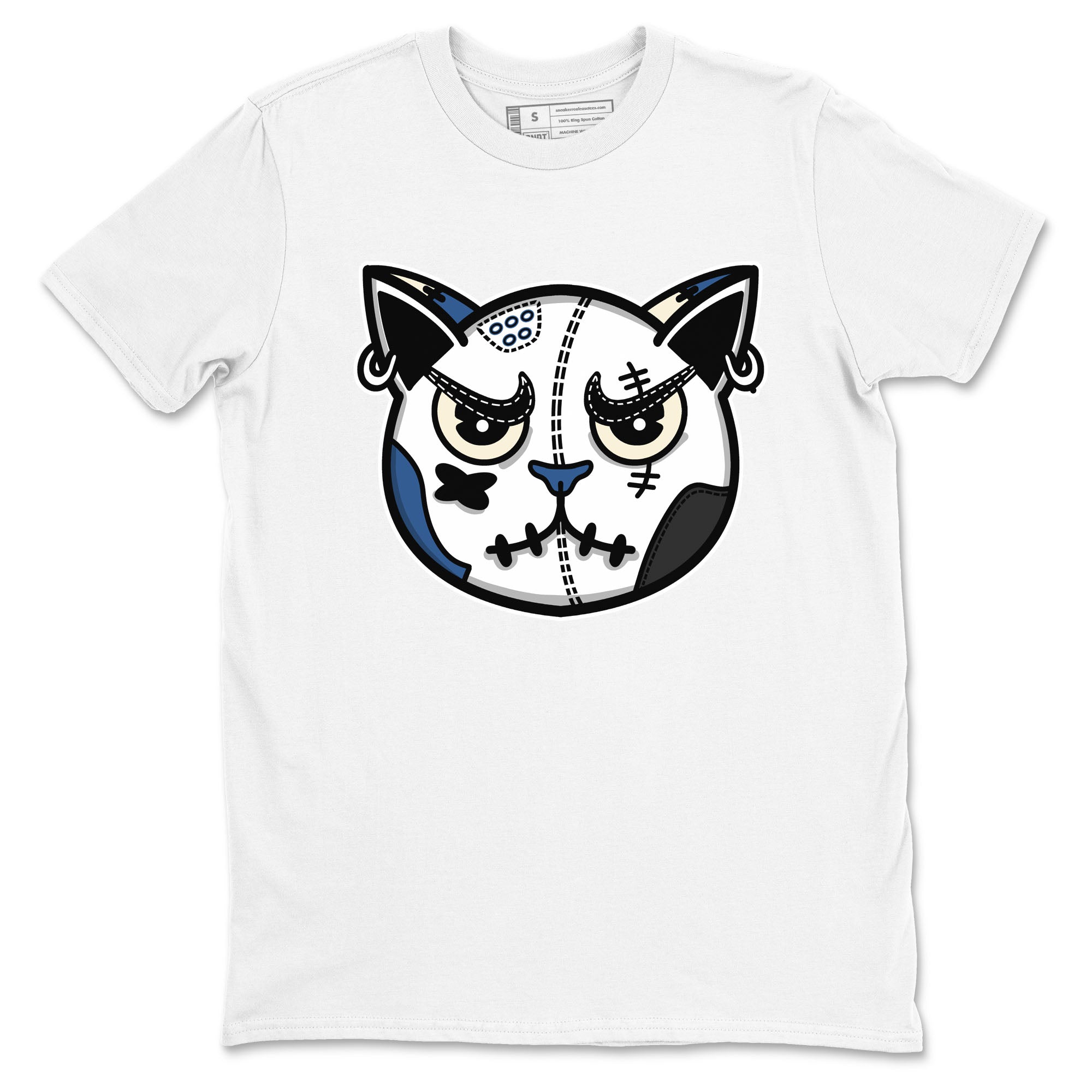 snkmatch Cat Face snkmatch Tees - Air Jordan 3 A Ma Maniere x Diffused Blue