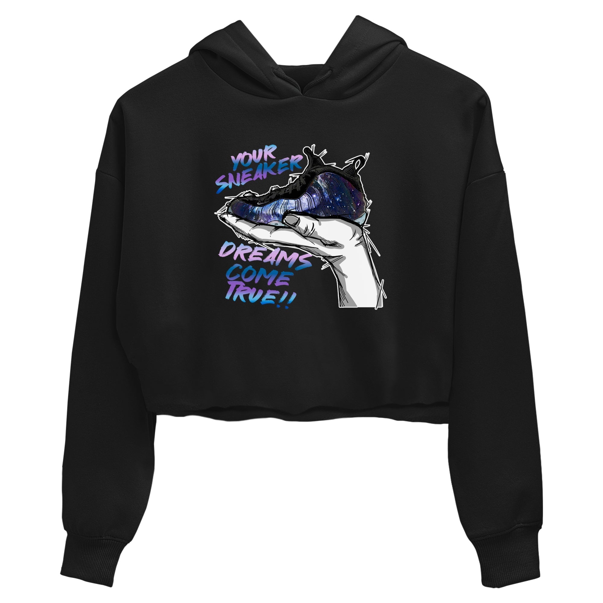 snkmatch Dreams snkmatch Women's Top - Air Foamposite One Galaxy