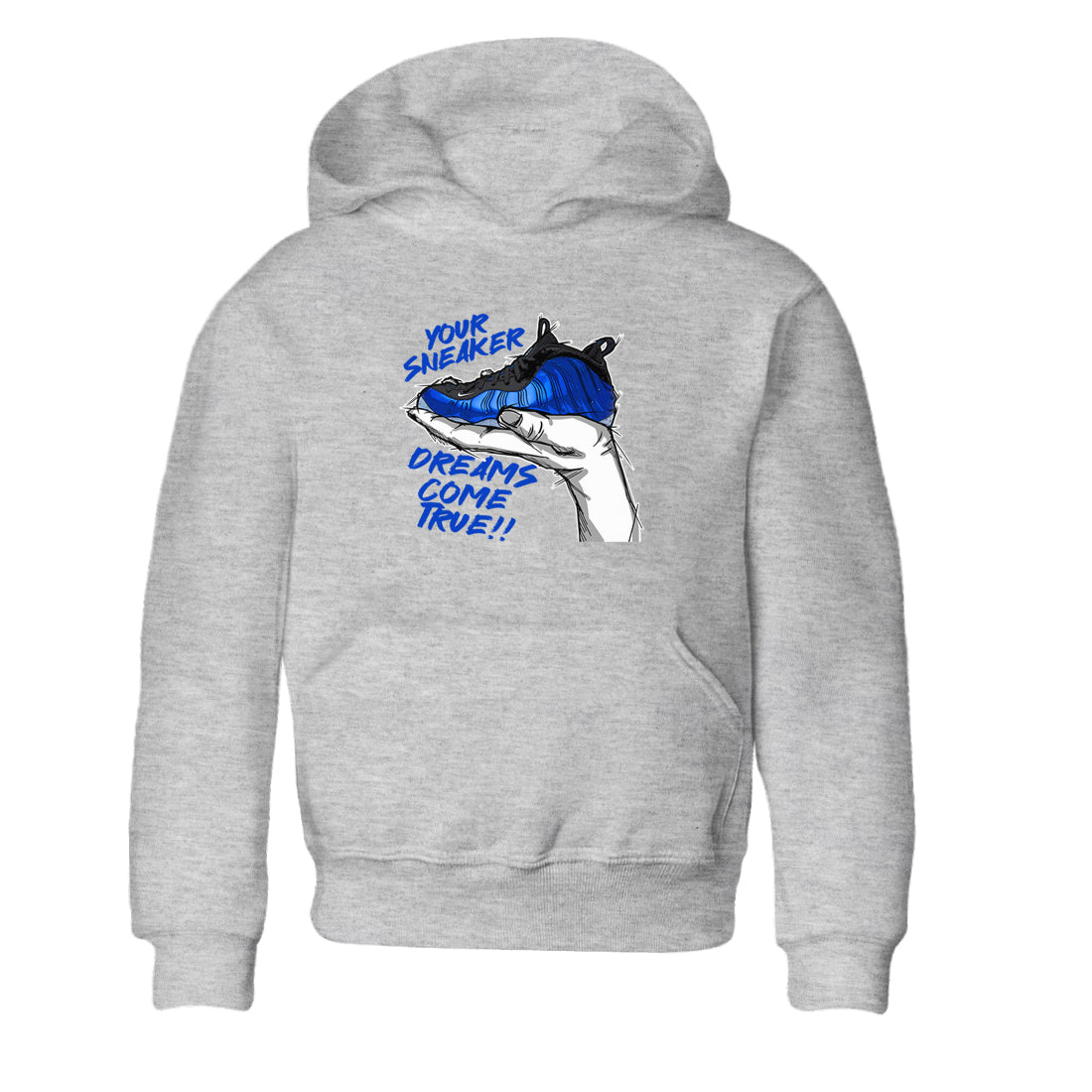 snkmatch Dreams snkmatch Tees Kids - Air Foamposite One Royal