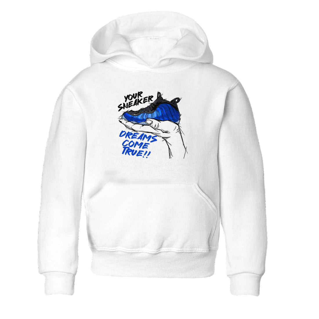 snkmatch Dreams snkmatch Tees Kids - Air Foamposite One Royal