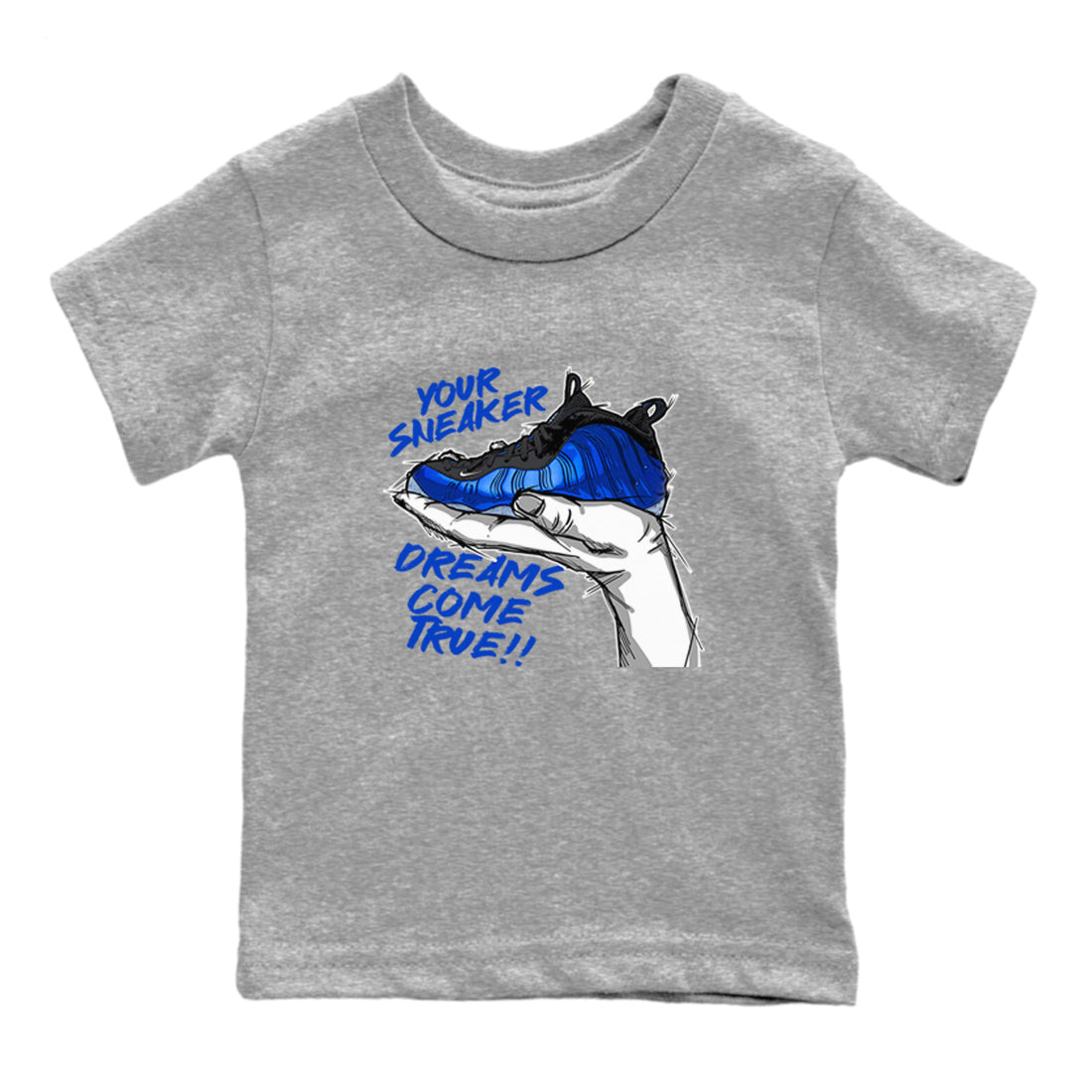 snkmatch Dreams snkmatch Tees Kids - Air Foamposite One Royal