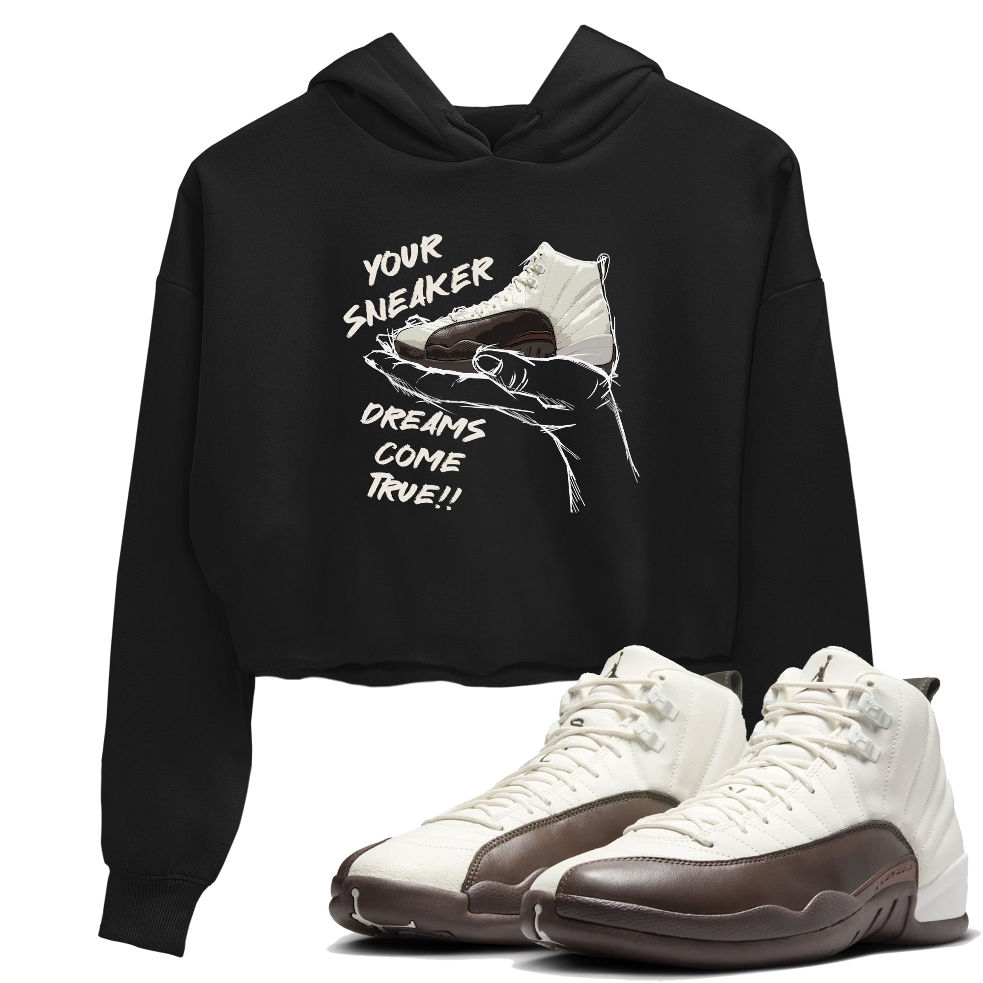 snkmatch Dreams snkmatch Women's Top - Air Jordan 12 Baroque Brown