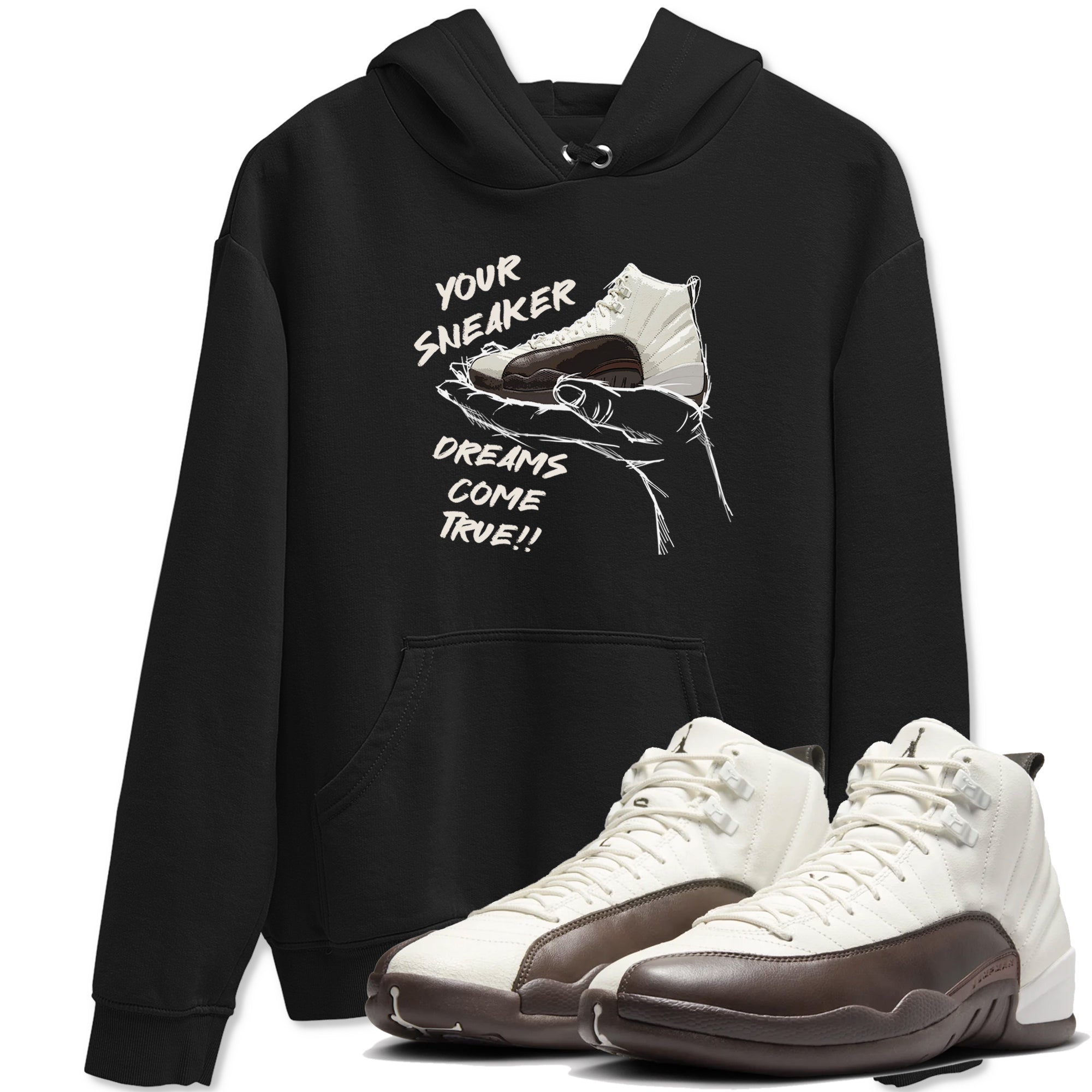 snkmatch Dreams snkmatch Tees - Air Jordan 12 Baroque Brown