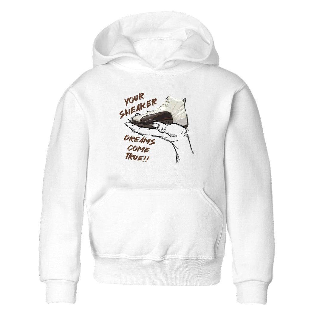 snkmatch Dreams snkmatch Tees Kids - Air Jordan 12 Baroque Brown