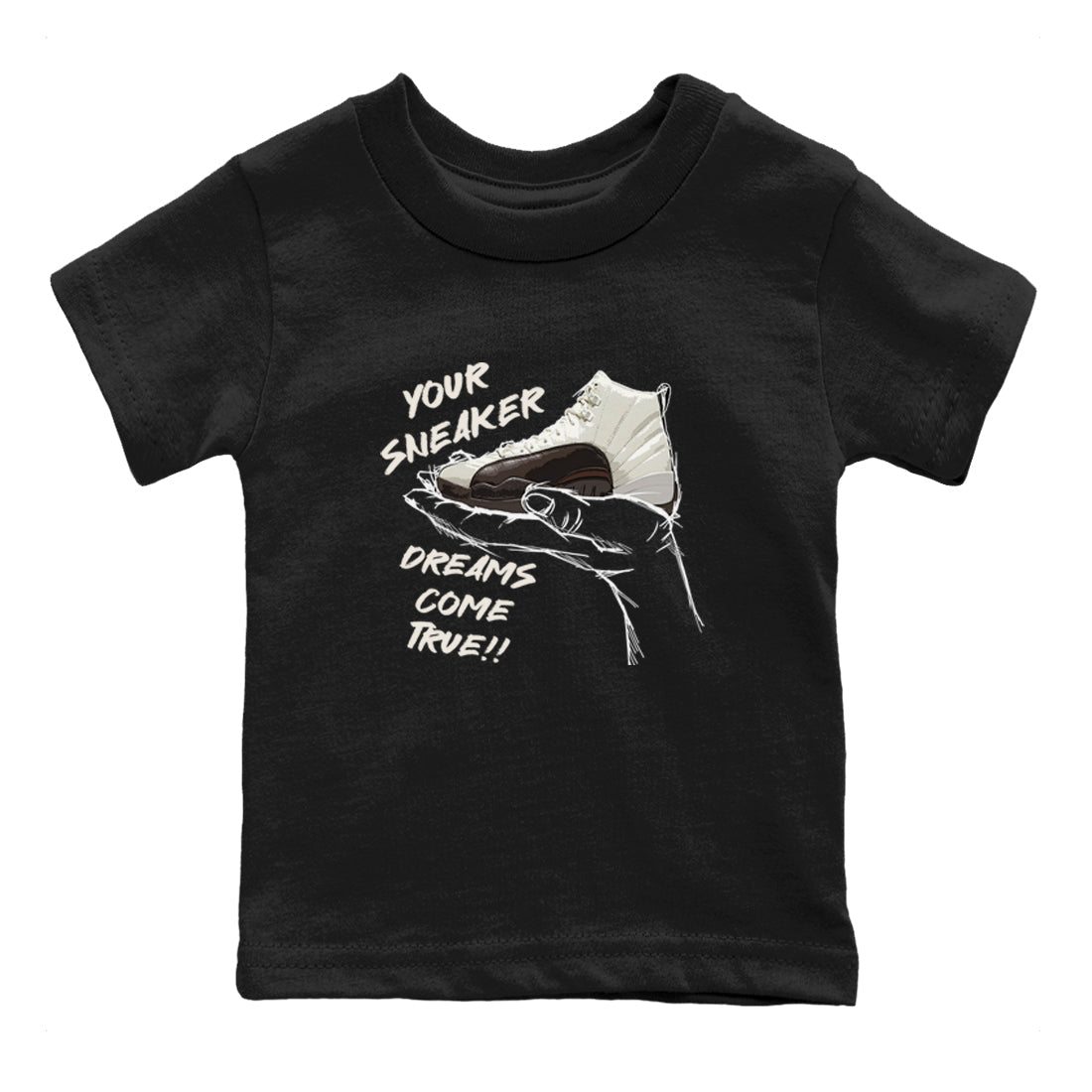 snkmatch Dreams snkmatch Tees Kids - Air Jordan 12 Baroque Brown