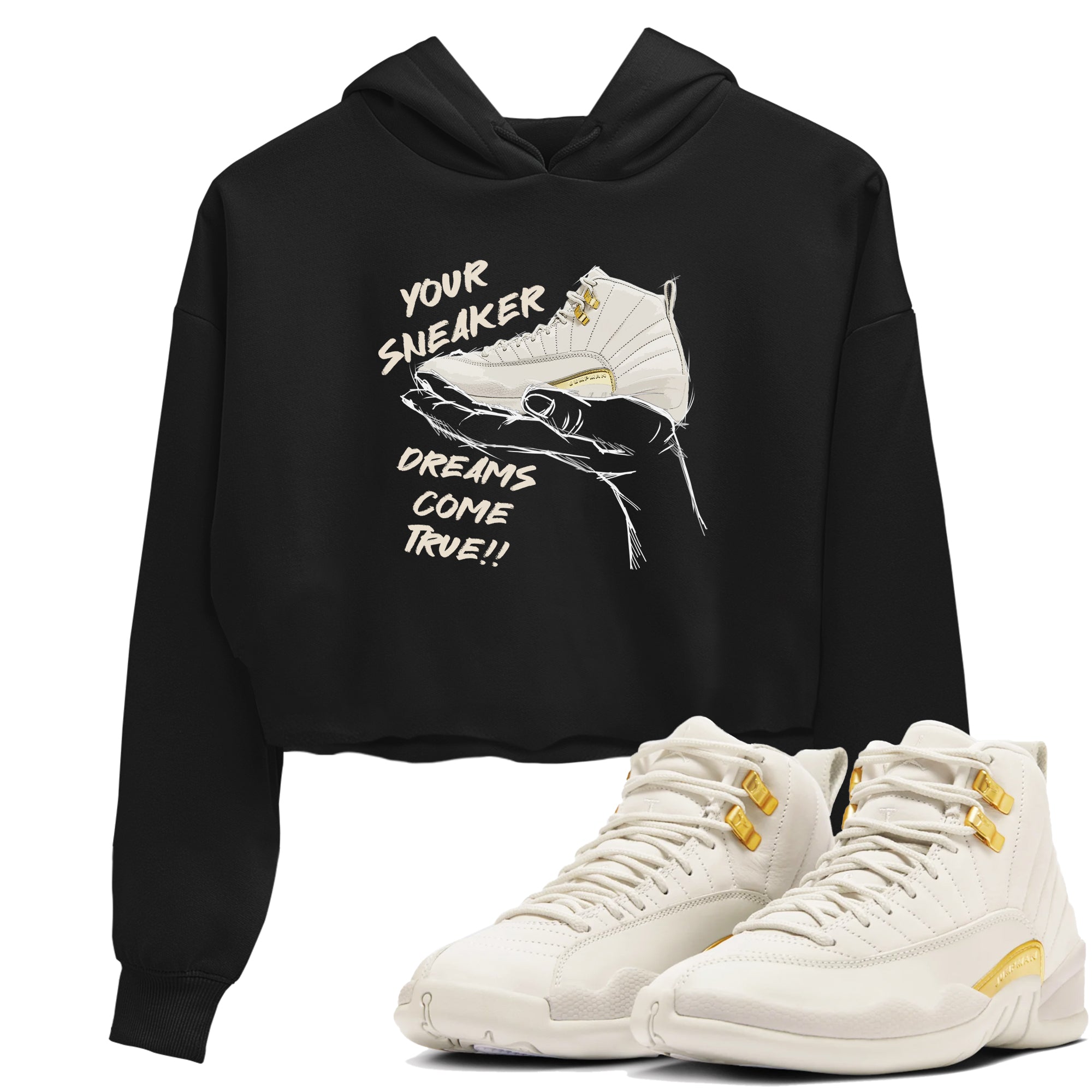snkmatch Dreams snkmatch Women's Top - Air Jordan 12 Phantom