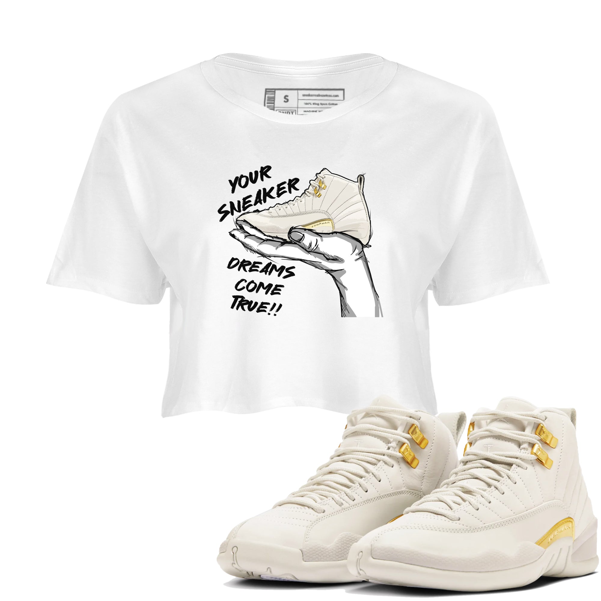snkmatch Dreams snkmatch Women's Top - Air Jordan 12 Phantom