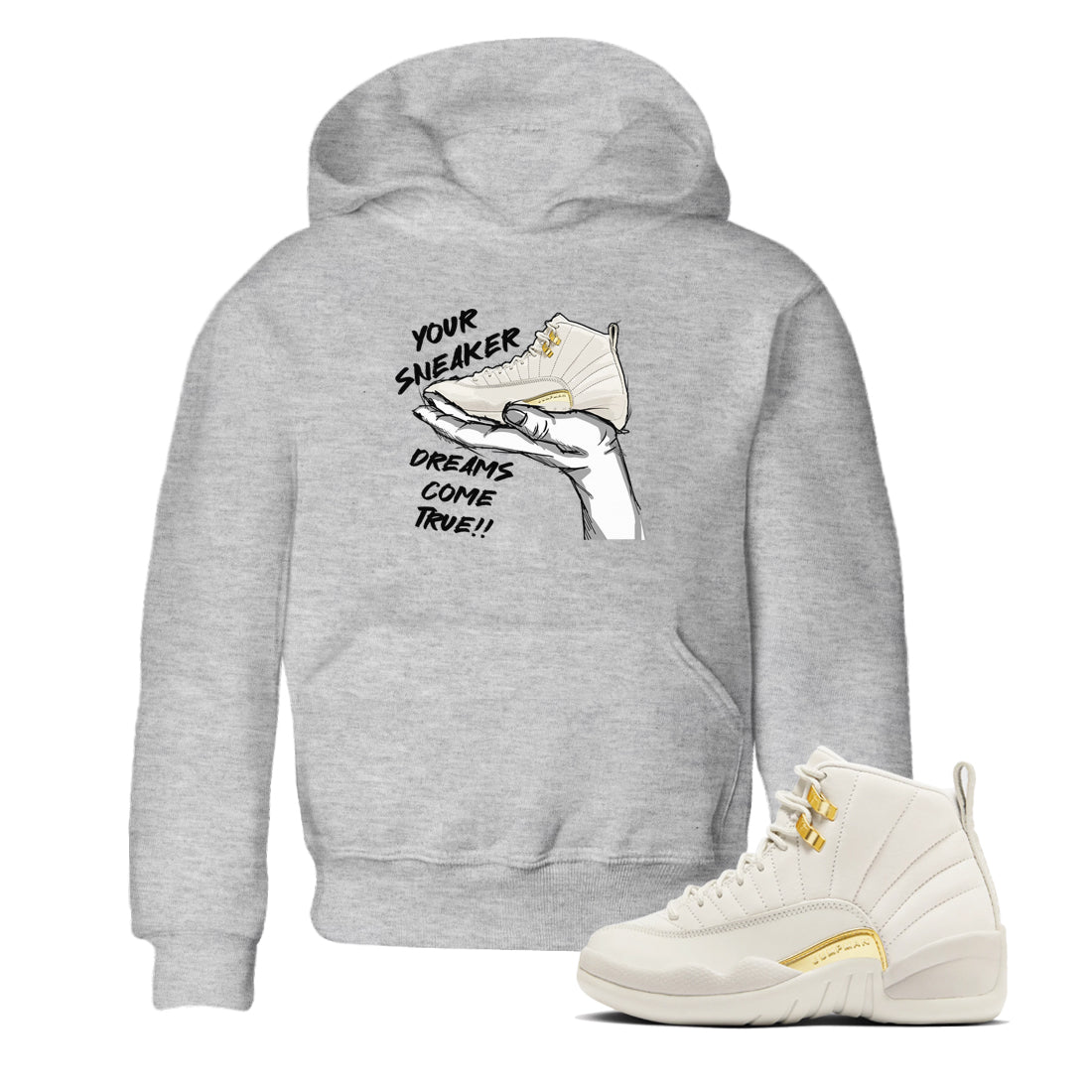 snkmatch Dreams snkmatch Tees Kids - Air Jordan 12 Phantom