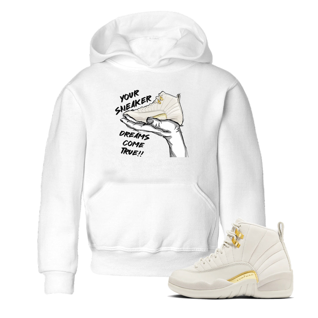 snkmatch Dreams snkmatch Tees Kids - Air Jordan 12 Phantom