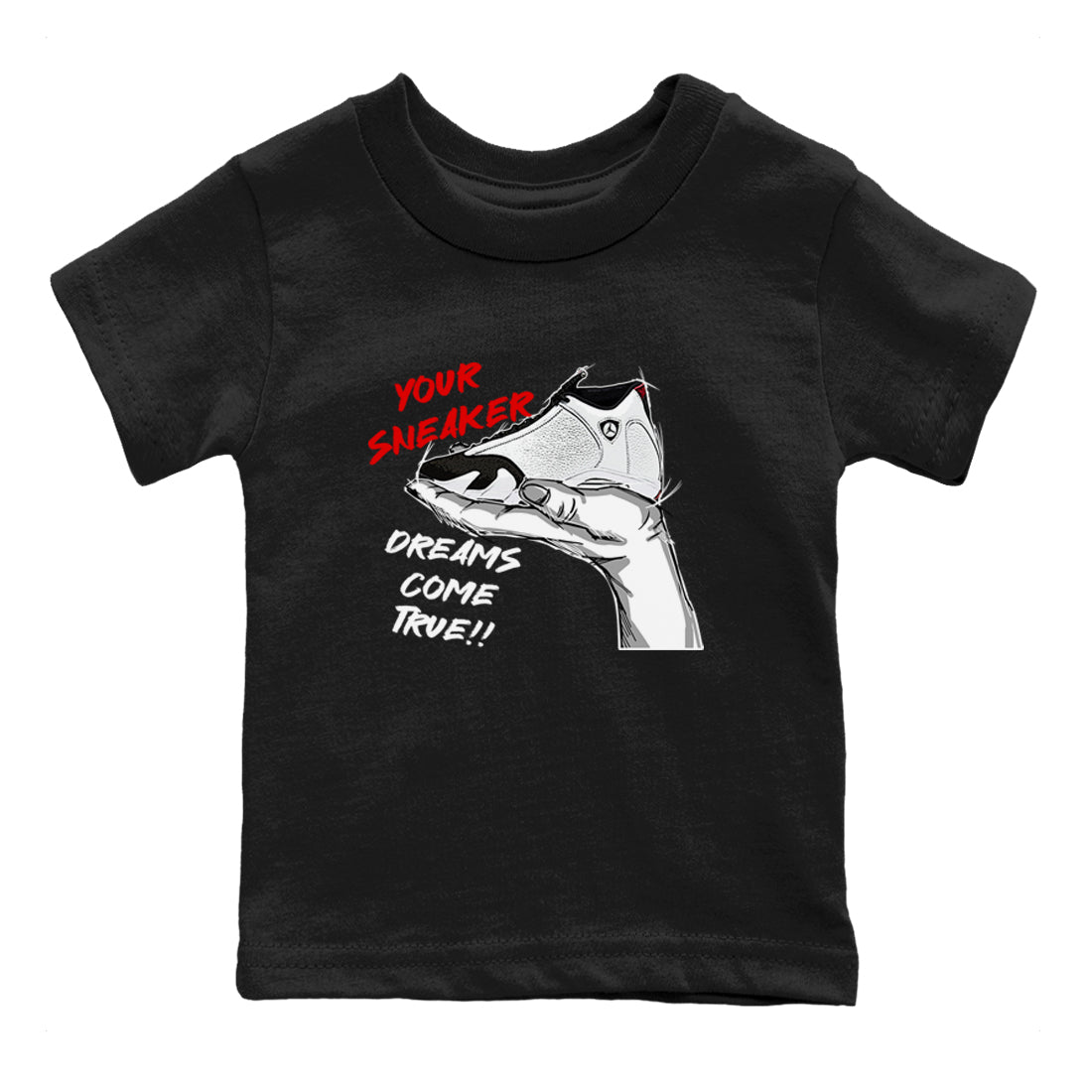 snkmatch Dreams snkmatch Tees Kids - Air Jordan 14 Black Toe