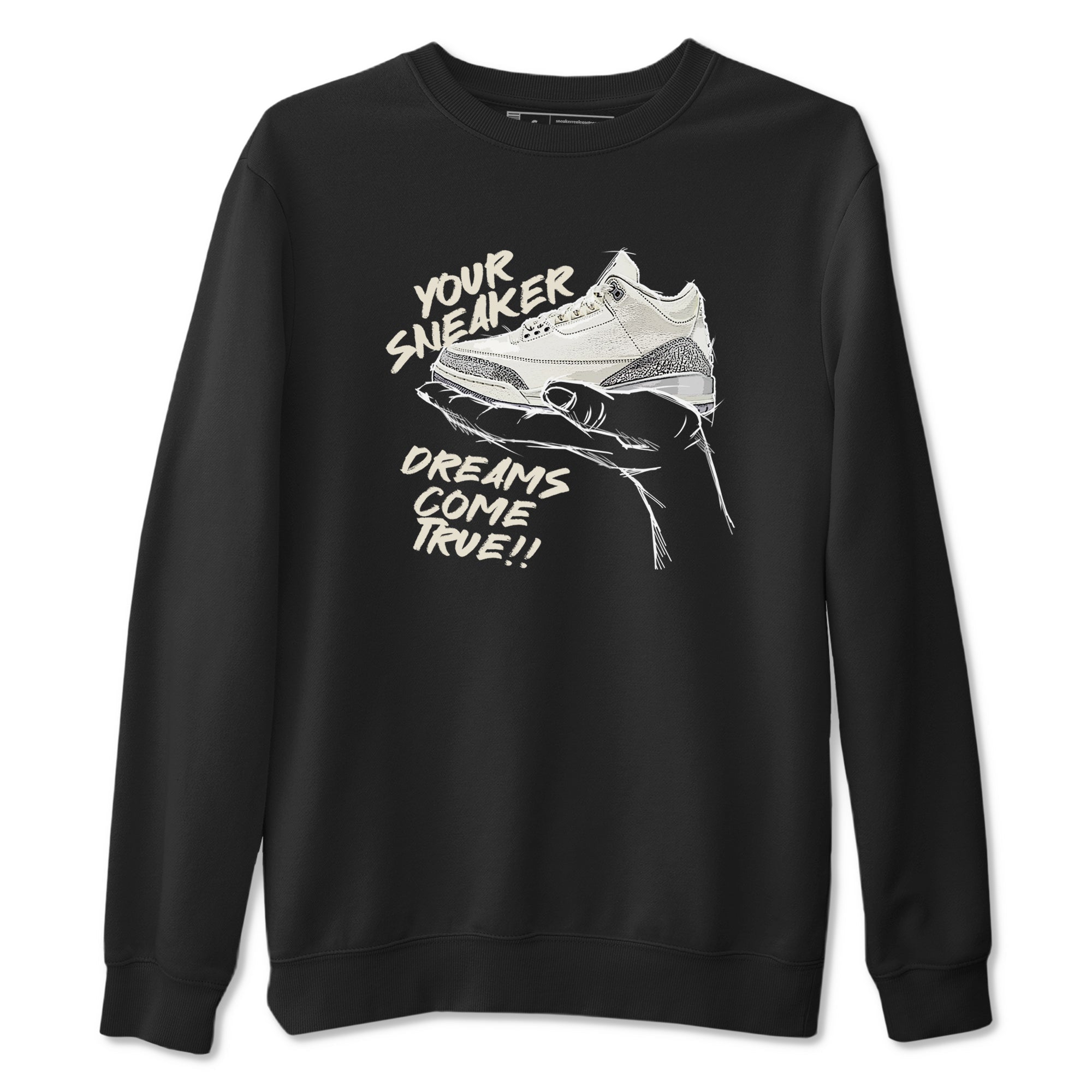 snkmatch Dreams snkmatch Tees - Air Jordan 3 Sail and Cement Grey