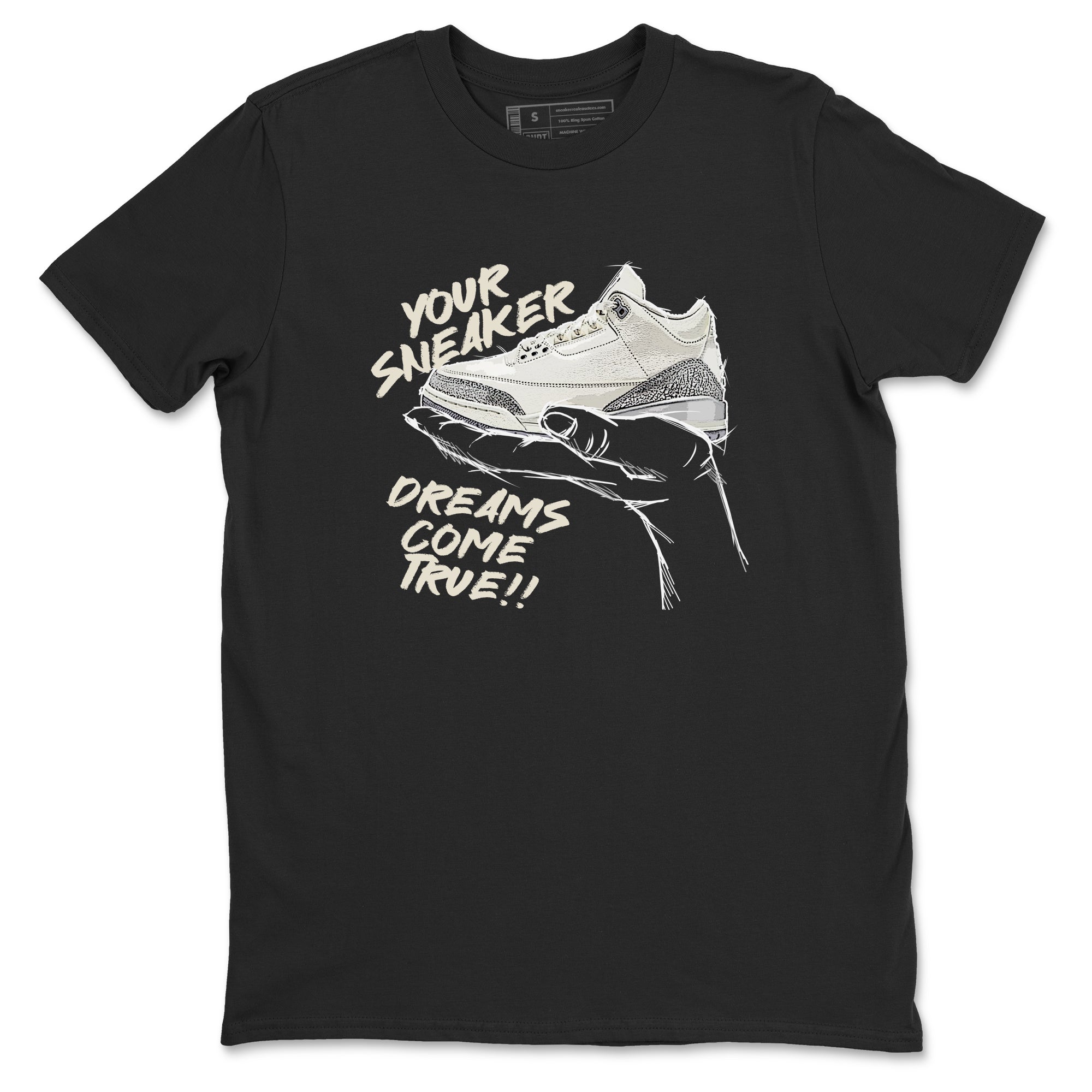 snkmatch Dreams snkmatch Tees - Air Jordan 3 Sail and Cement Grey