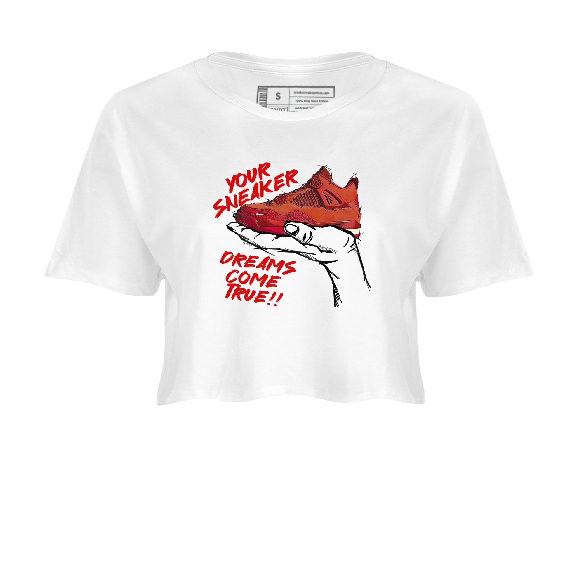 snkmatch Dreams snkmatch Women's Top - Air Jordan 4 Brick By Brick