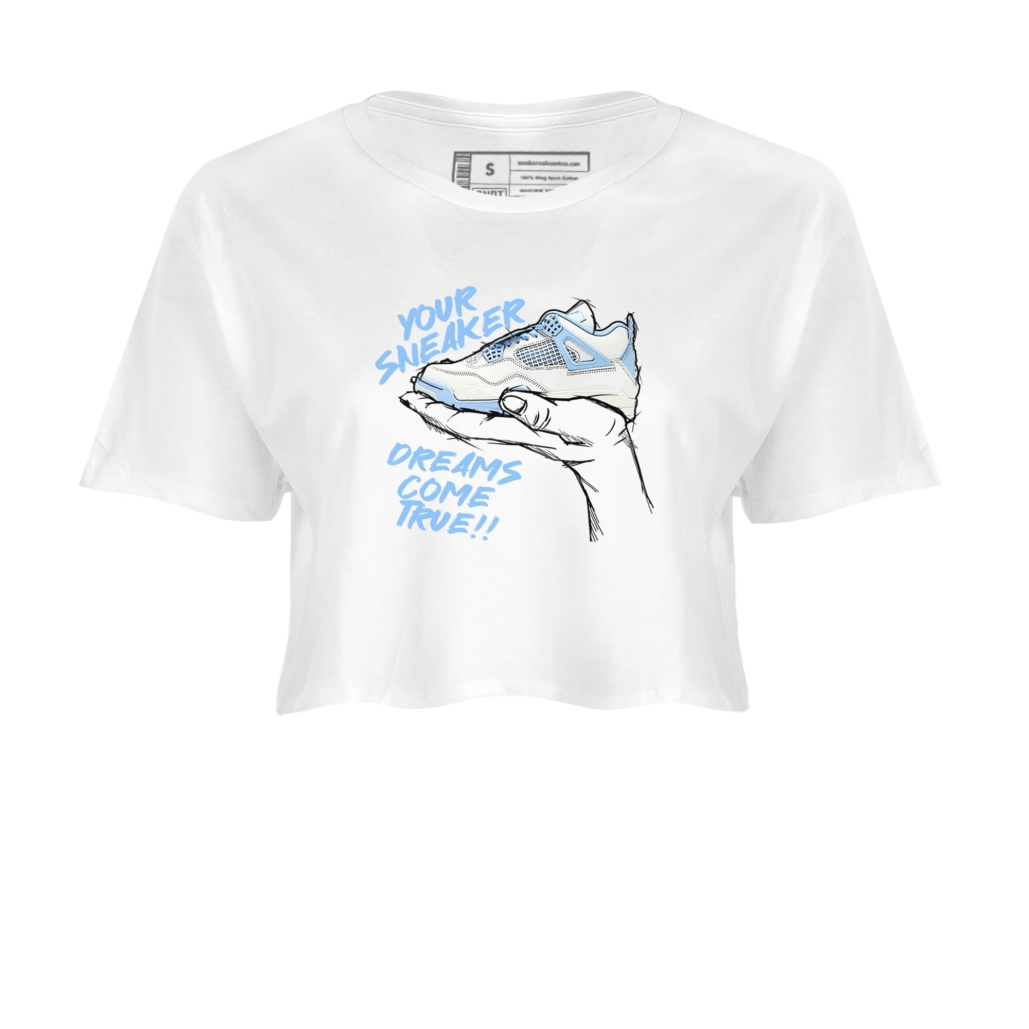 snkmatch Dreams snkmatch Women's Top - Air Jordan 4 Forget Me Not