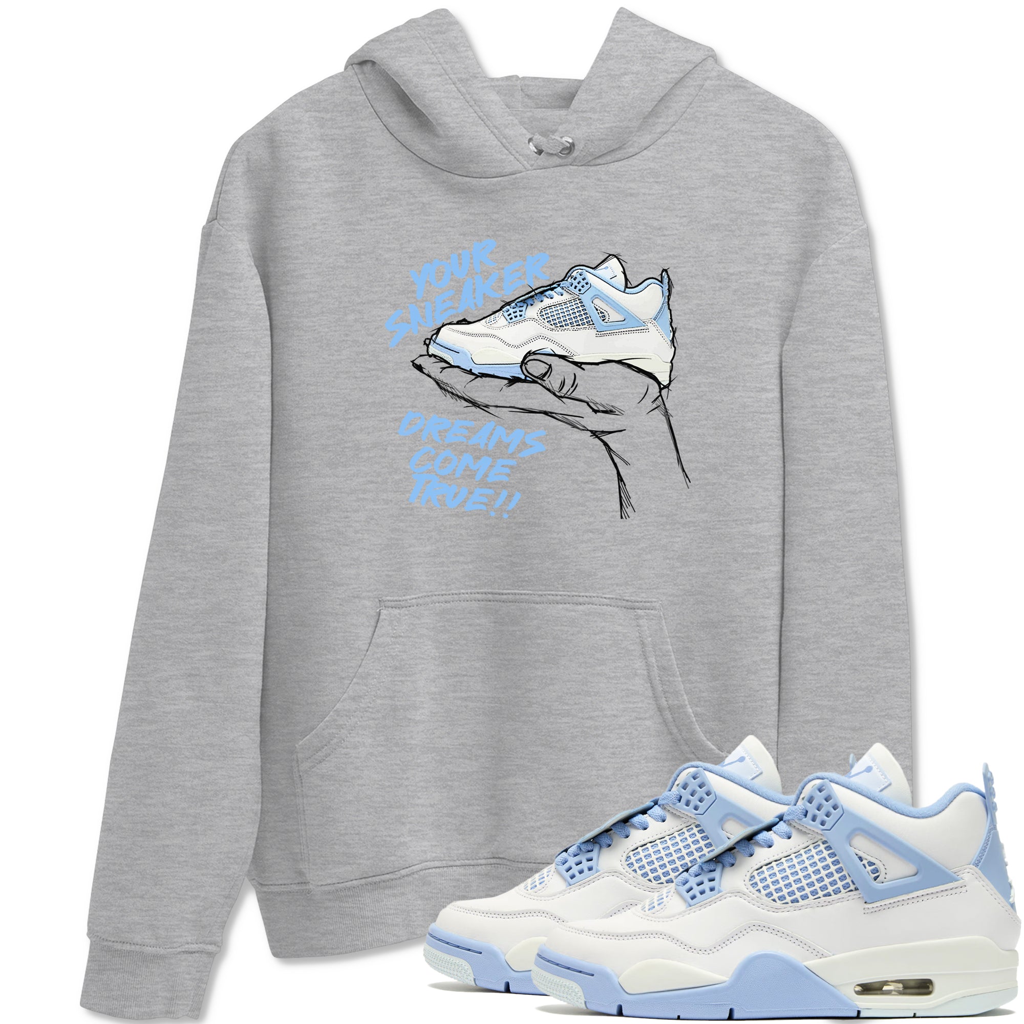 snkmatch Dreams snkmatch Tees - Air Jordan 4 Forget Me Not