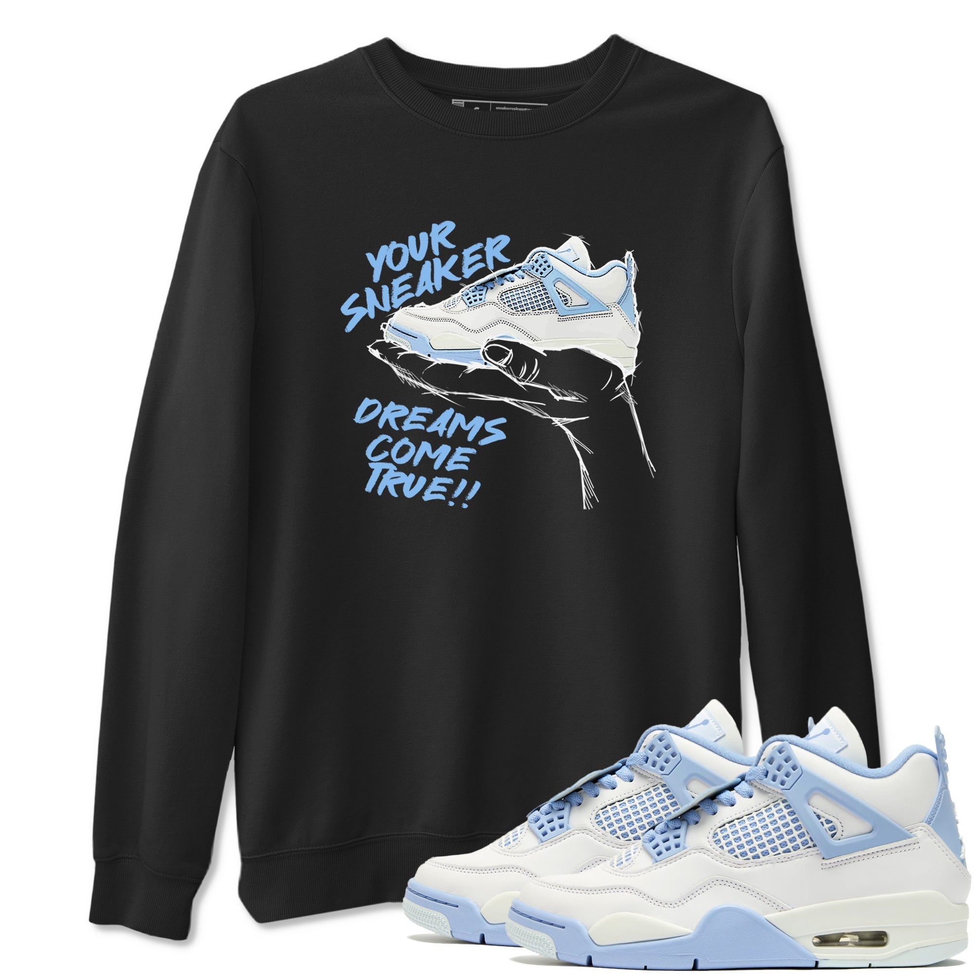 snkmatch Dreams snkmatch Tees - Air Jordan 4 Forget Me Not