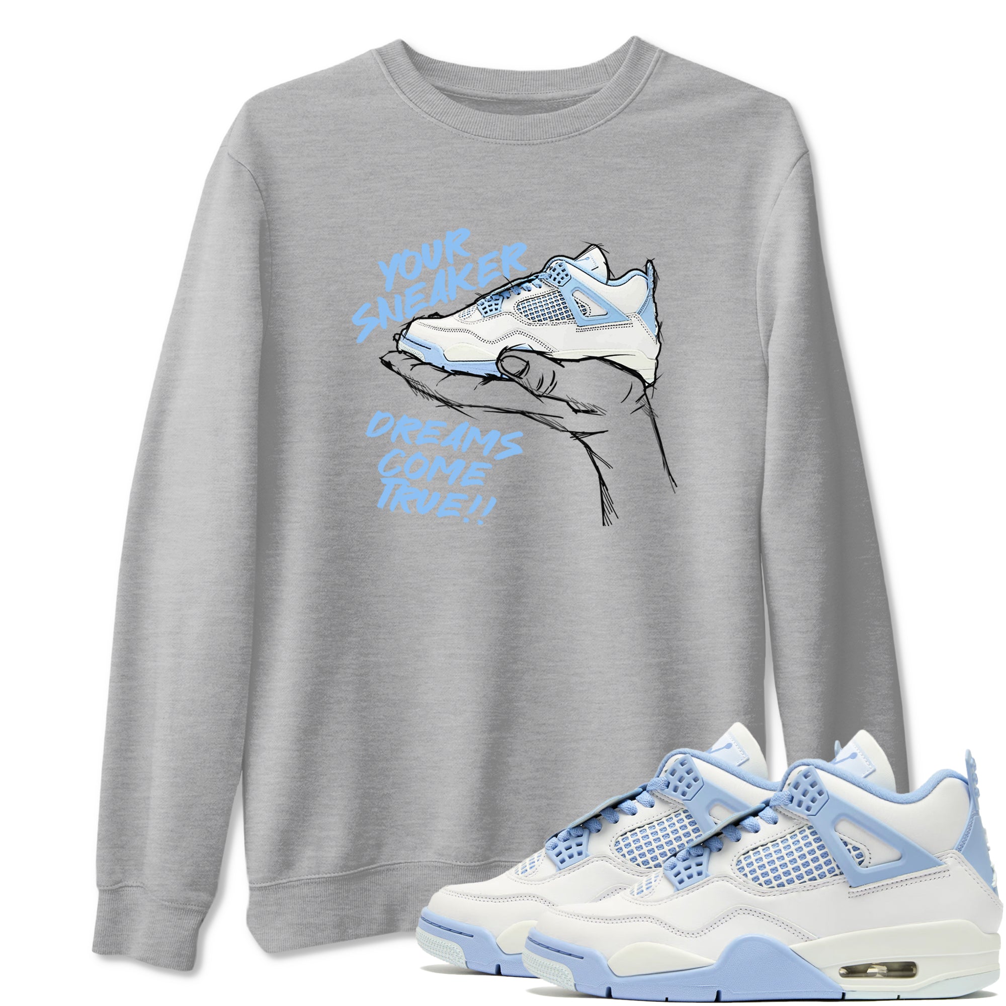 snkmatch Dreams snkmatch Tees - Air Jordan 4 Forget Me Not