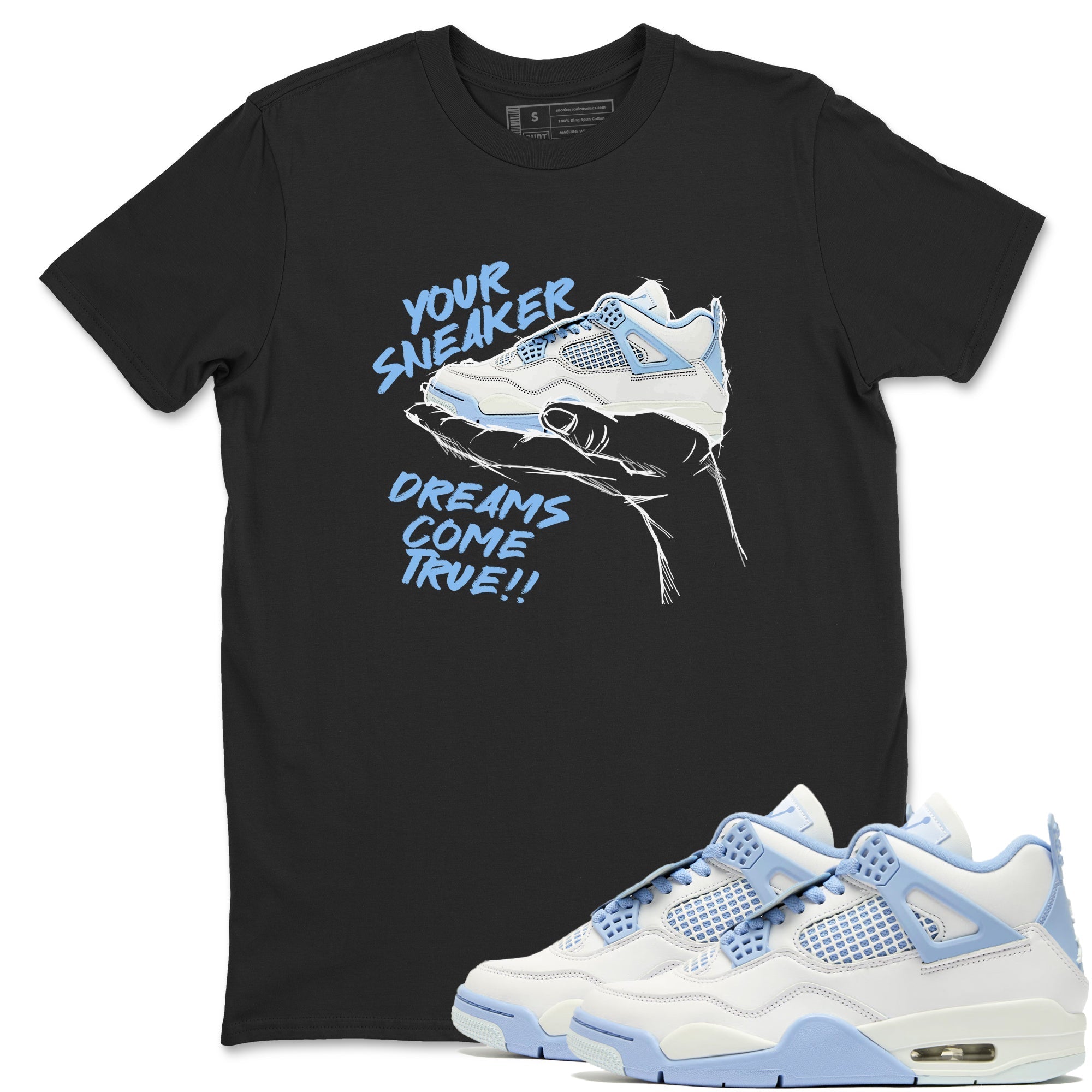 snkmatch Dreams snkmatch Tees - Air Jordan 4 Forget Me Not