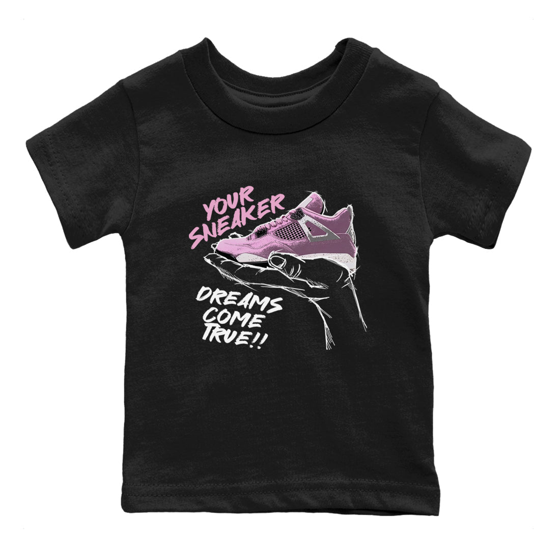 snkmatch Dreams snkmatch Tees Kids - Air Jordan 4 Orchid