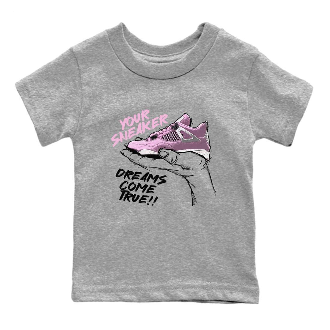 snkmatch Dreams snkmatch Tees Kids - Air Jordan 4 Orchid