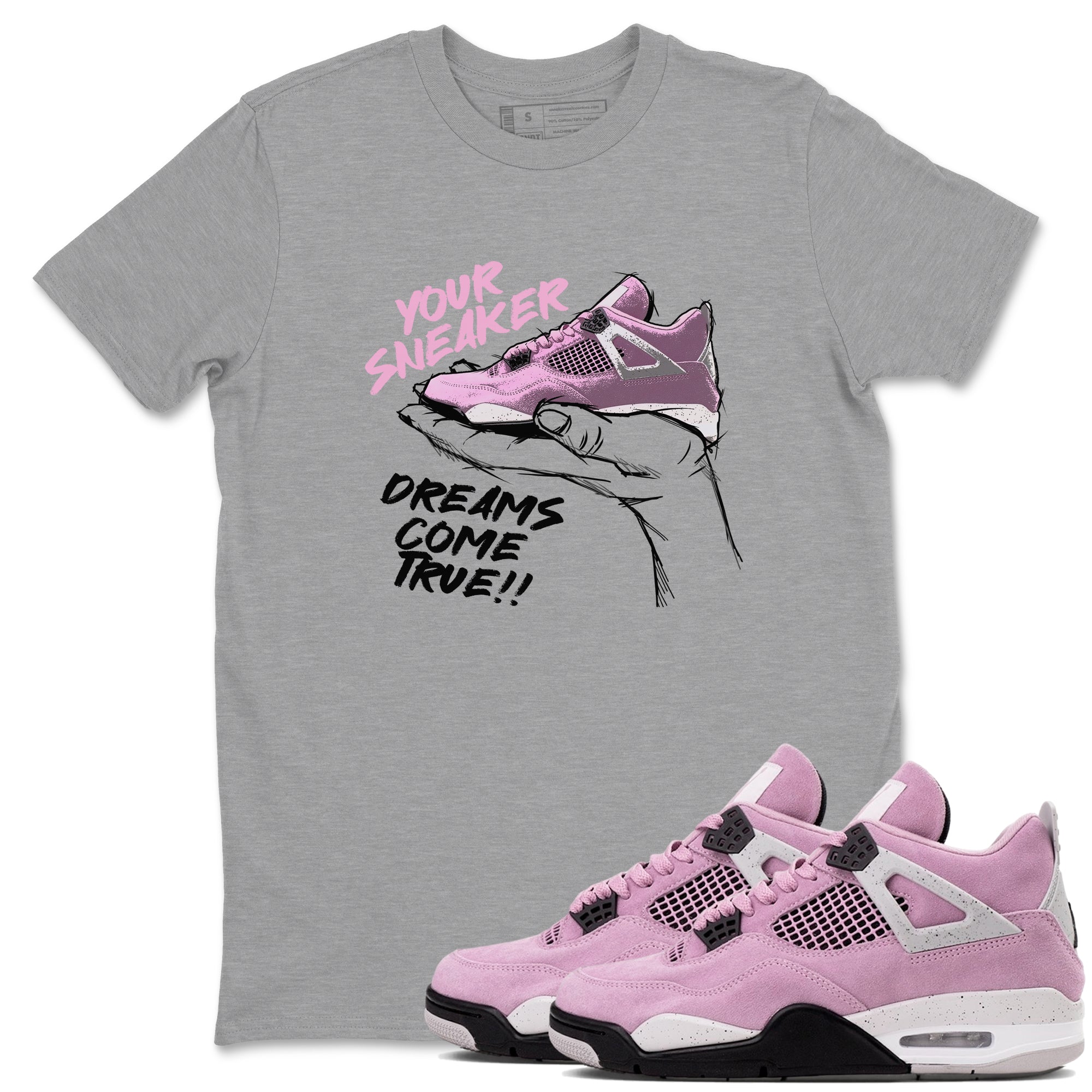 snkmatch Dreams snkmatch Tees - Air Jordan 4 Orchid