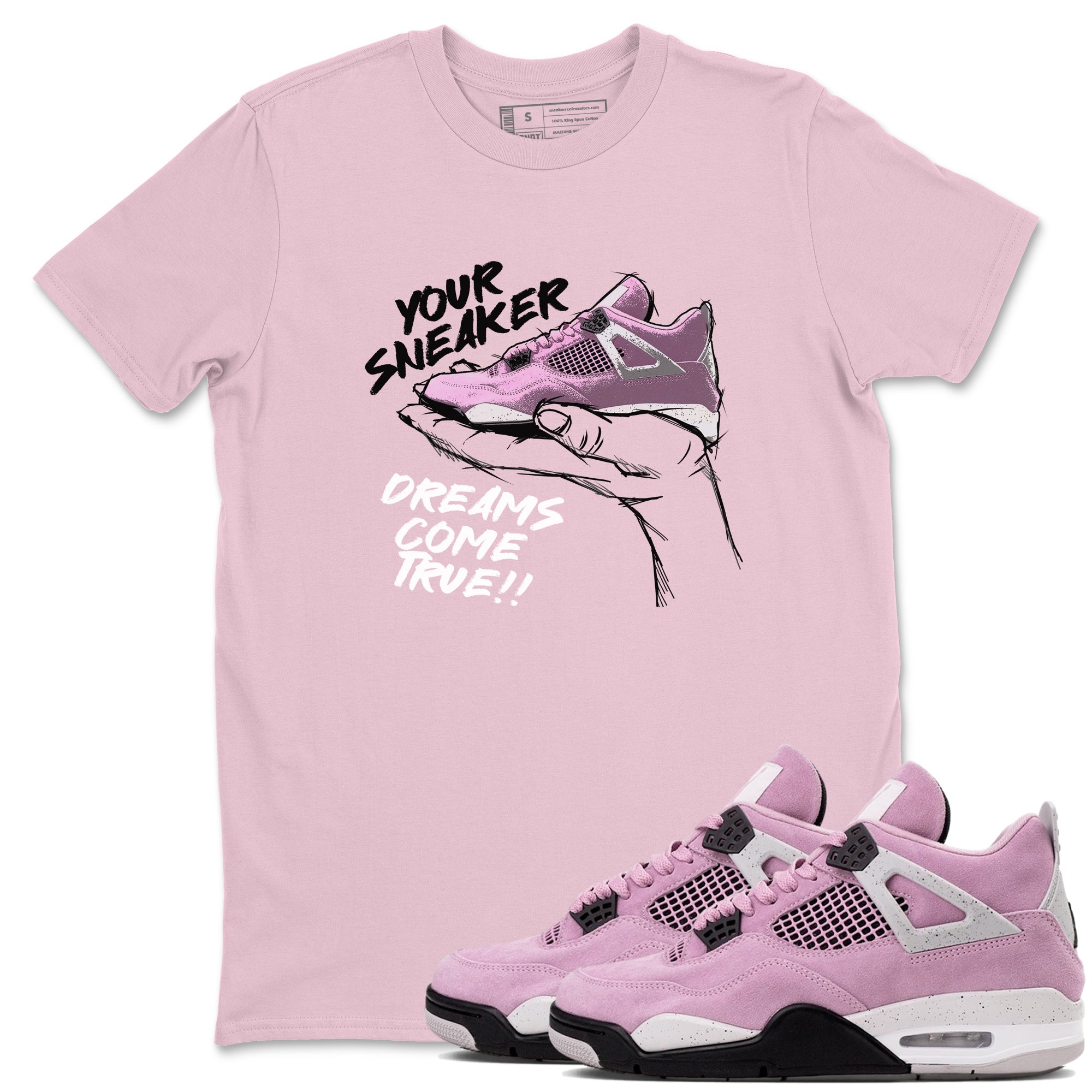 snkmatch Dreams snkmatch Tees - Air Jordan 4 Orchid