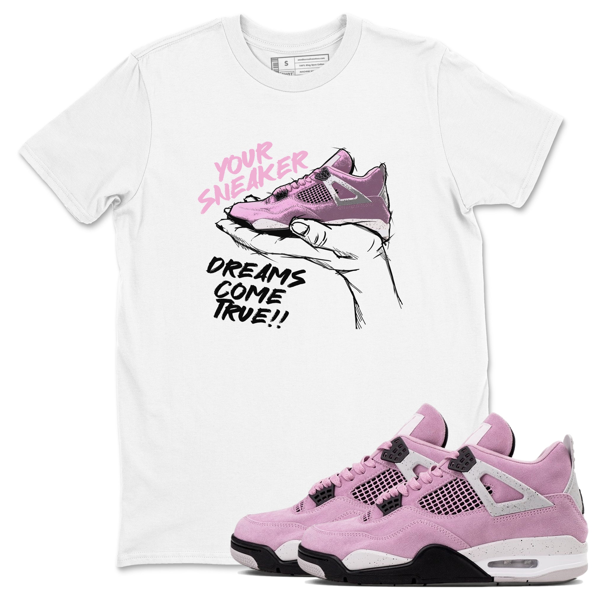 snkmatch Dreams snkmatch Tees - Air Jordan 4 Orchid