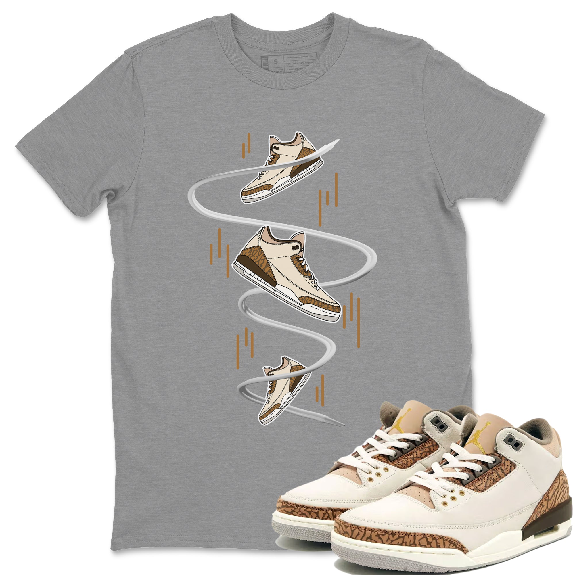 snkmatch Drop Unisex Tops - Air Jordan 3 Palomino