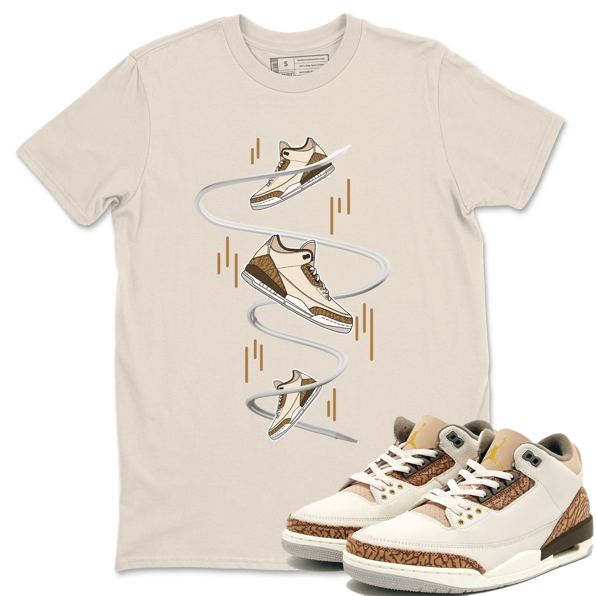 snkmatch Drop Unisex Tops - Air Jordan 3 Palomino