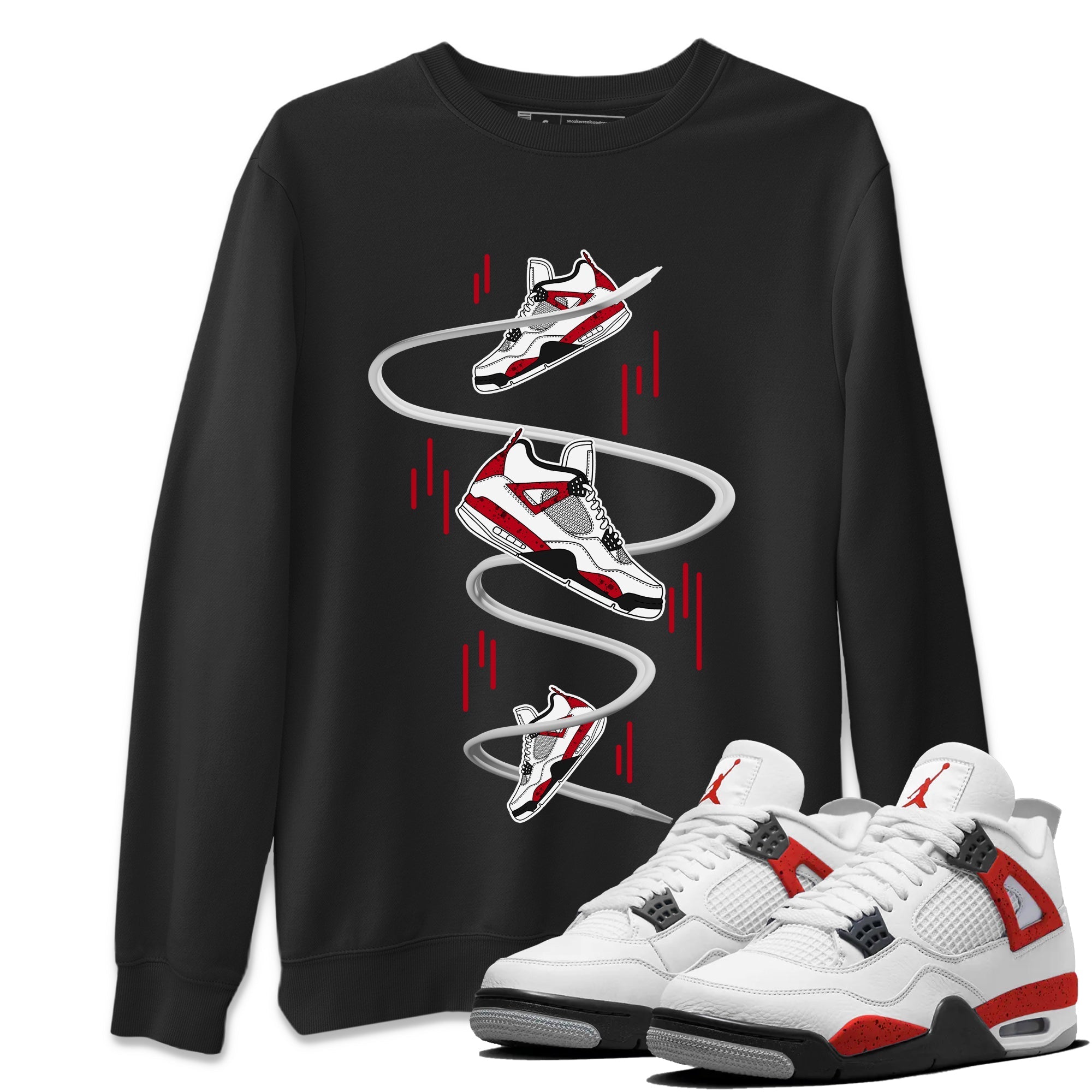 snkmatch Drop Unisex Tops - Air Jordan 4 Red Cement