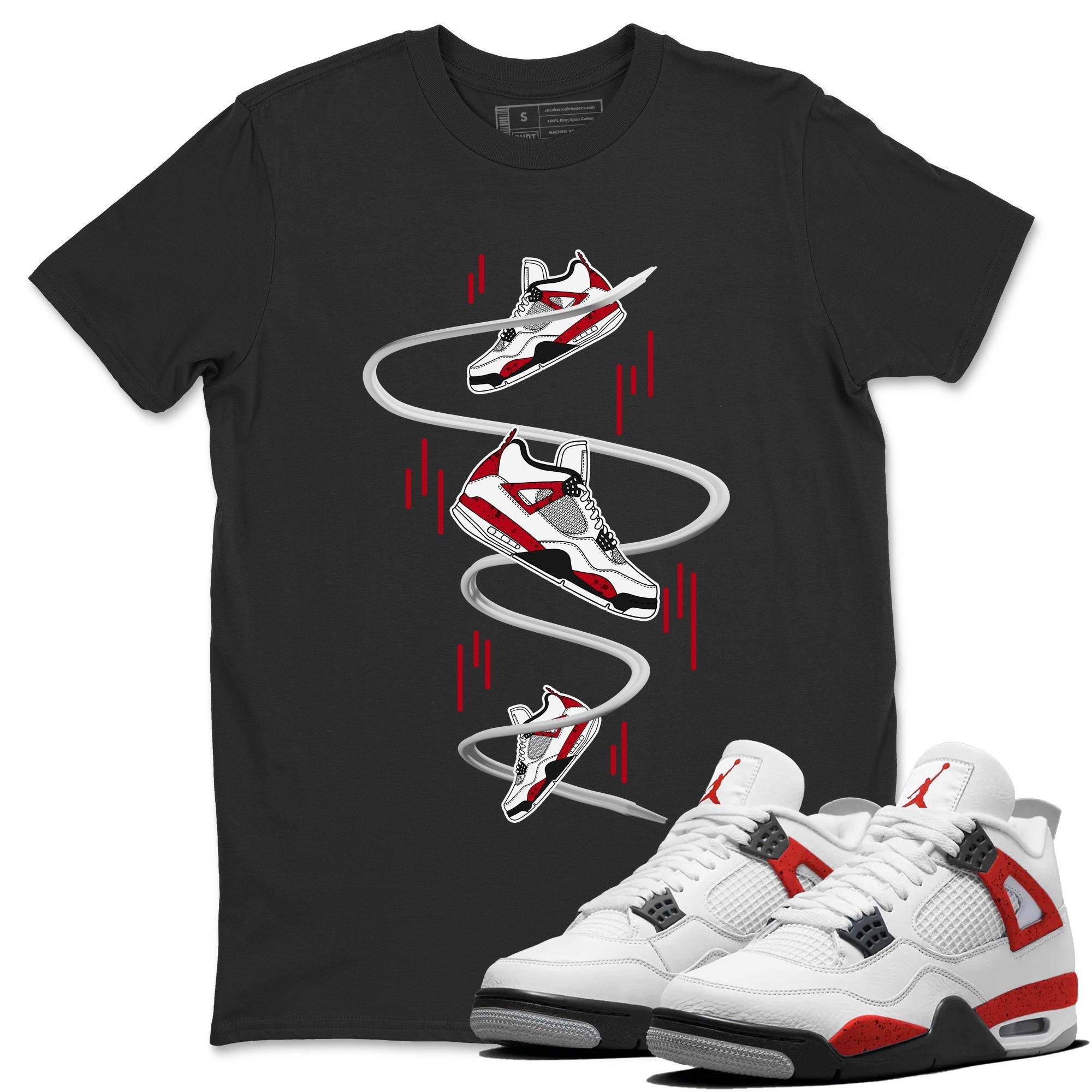 snkmatch Drop Unisex Tops - Air Jordan 4 Red Cement