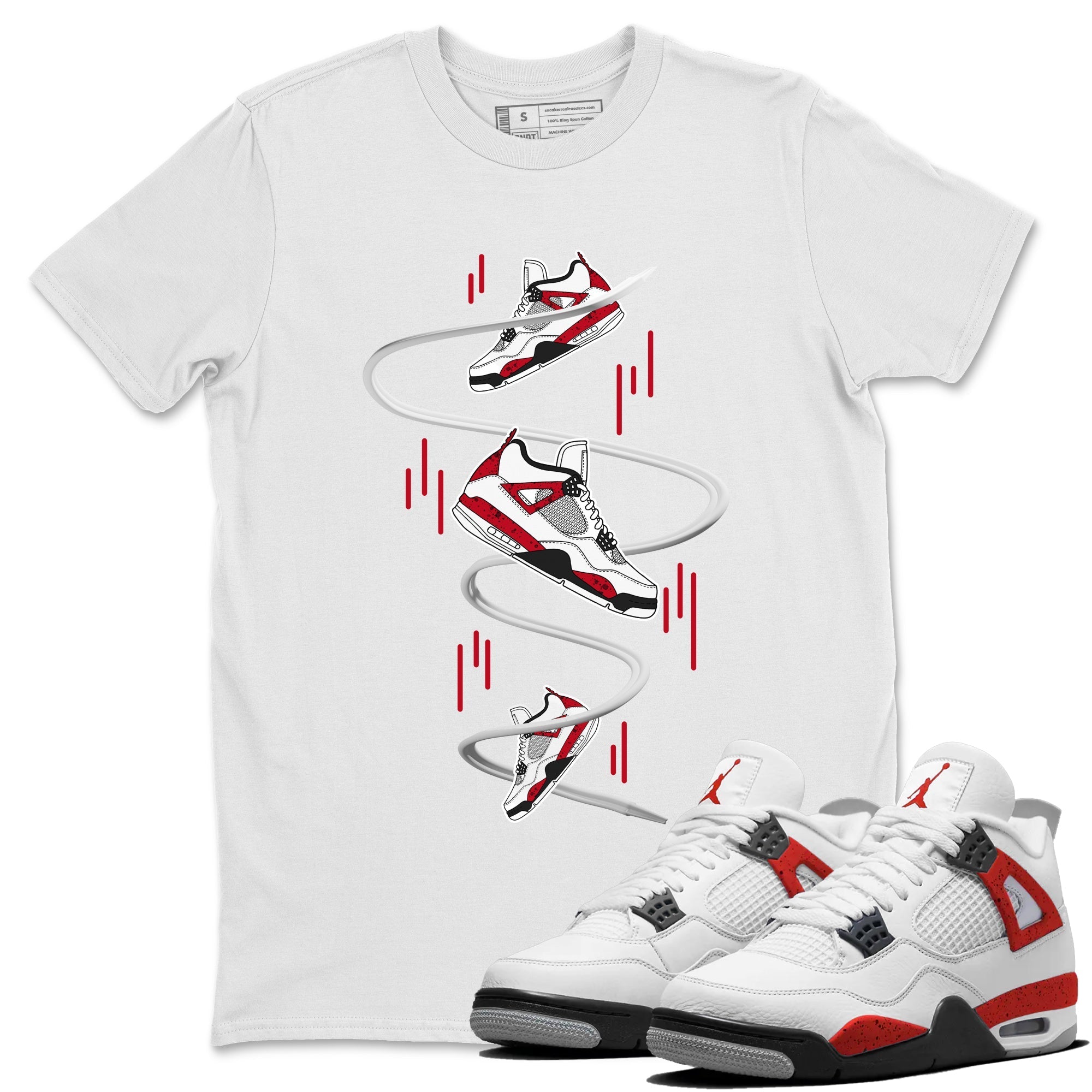 snkmatch Drop Unisex Tops - Air Jordan 4 Red Cement