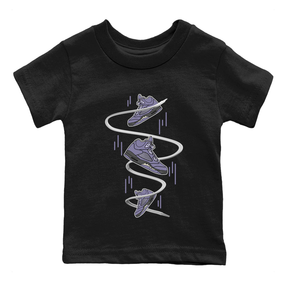 snkmatch Drop Kids Tops - Air Jordan 5 Indigo Haze