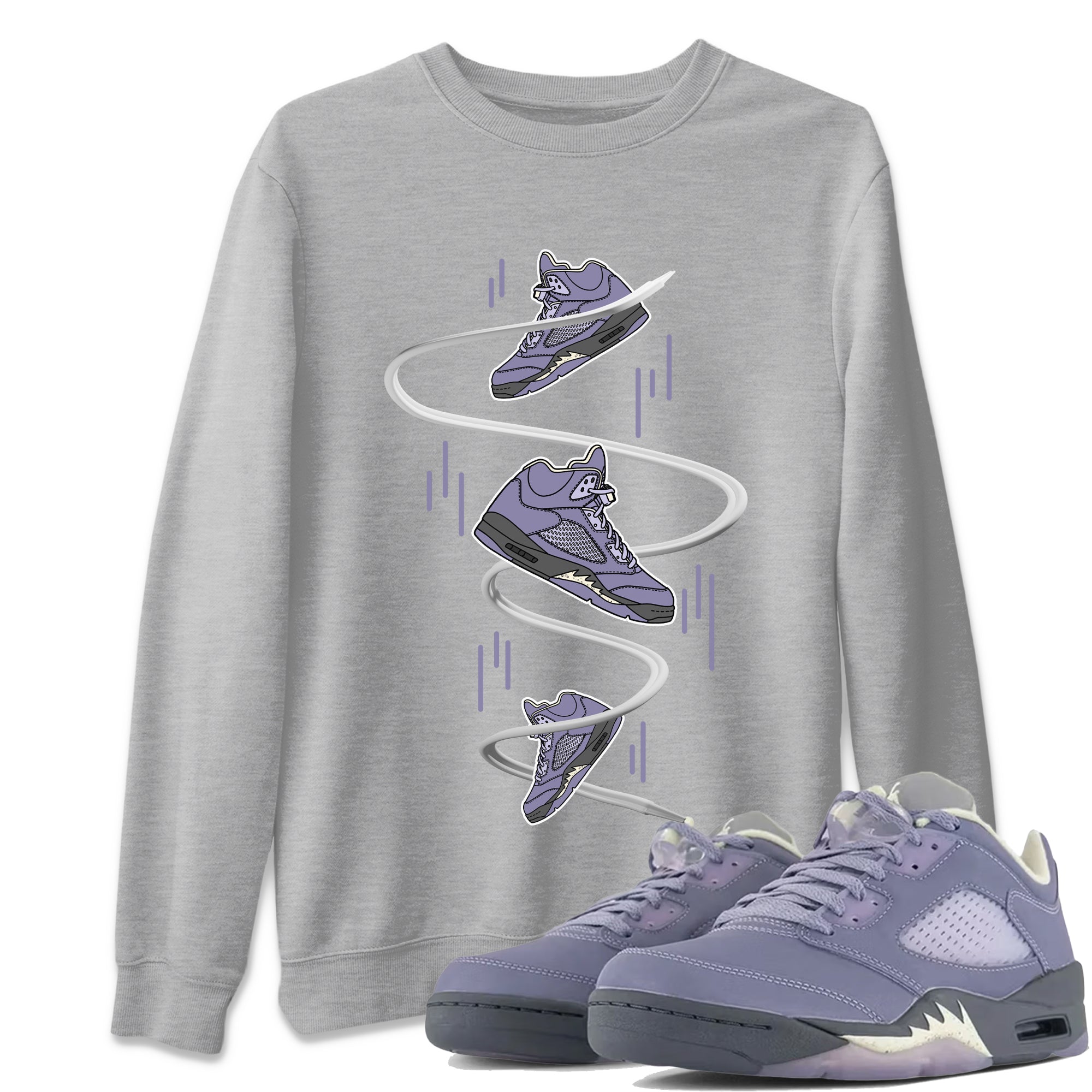 snkmatch Drop Unisex Tops - Air Jordan 5 Indigo Haze