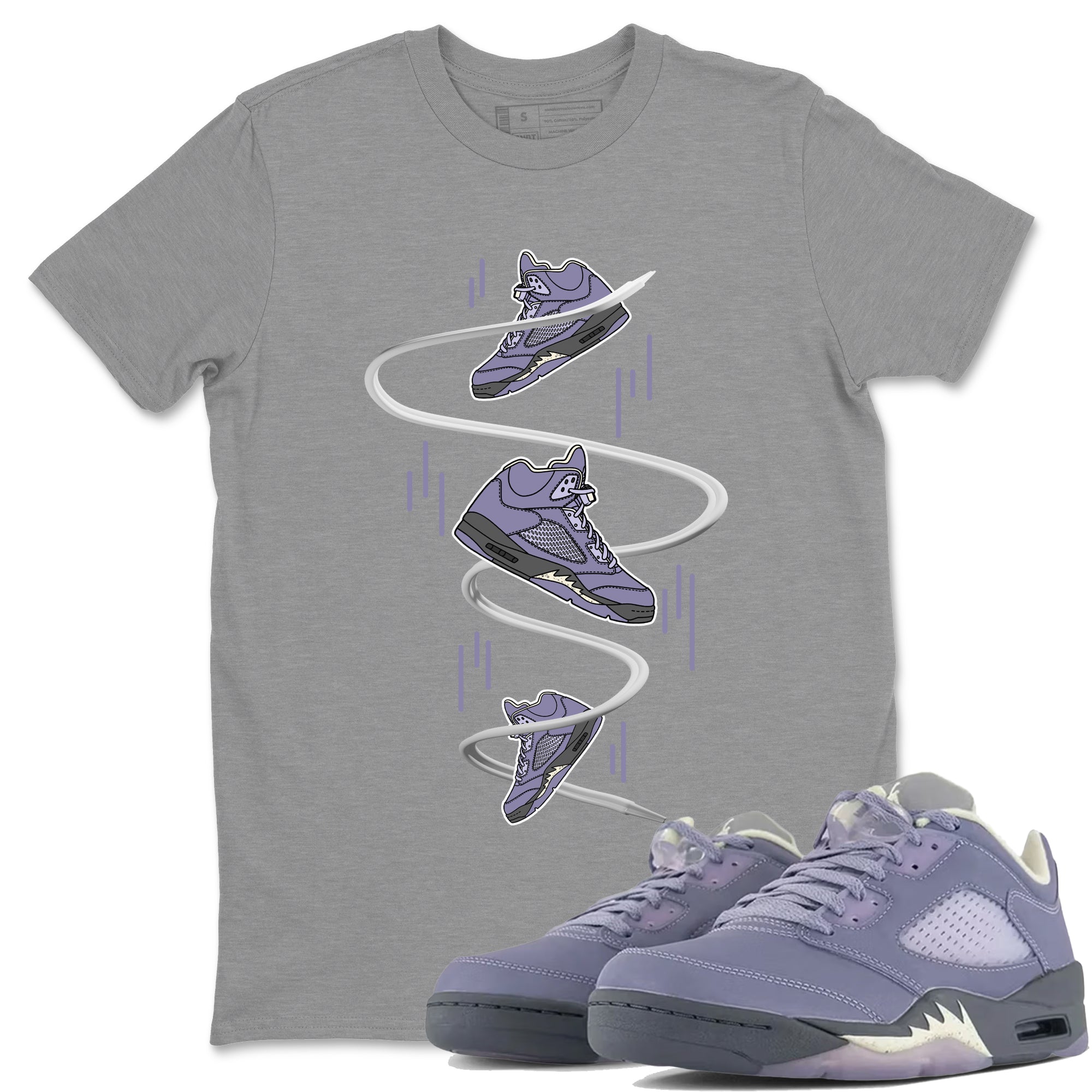 snkmatch Drop Unisex Tops - Air Jordan 5 Indigo Haze