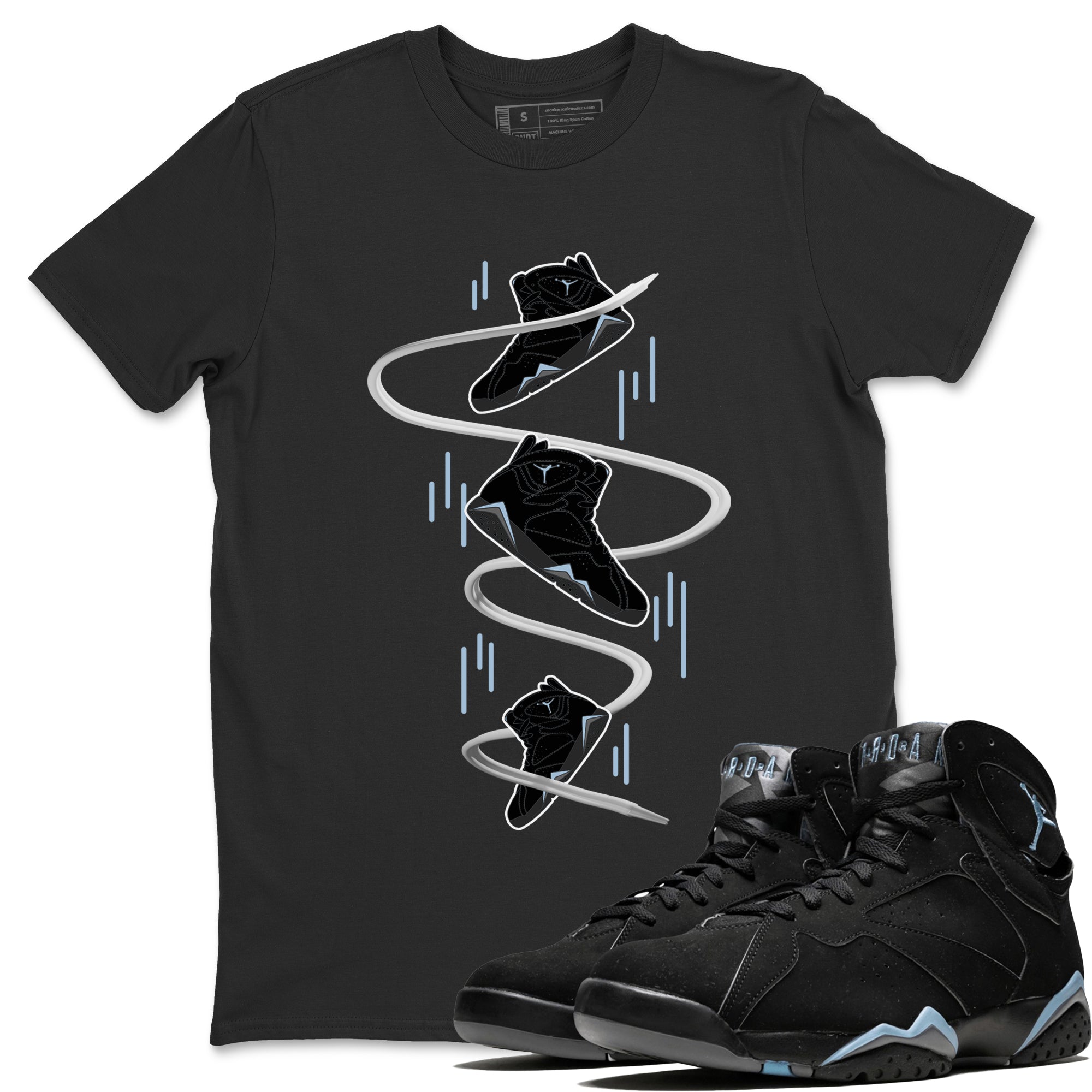 snkmatch Drop Unisex Tops - Air Jordan 7 Chambray