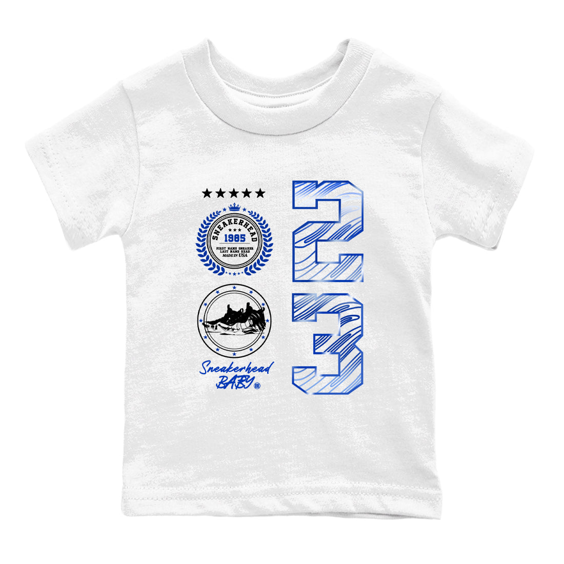 snkmatch Emblem snkmatch Tees Kids - Air Foamposite One Royal