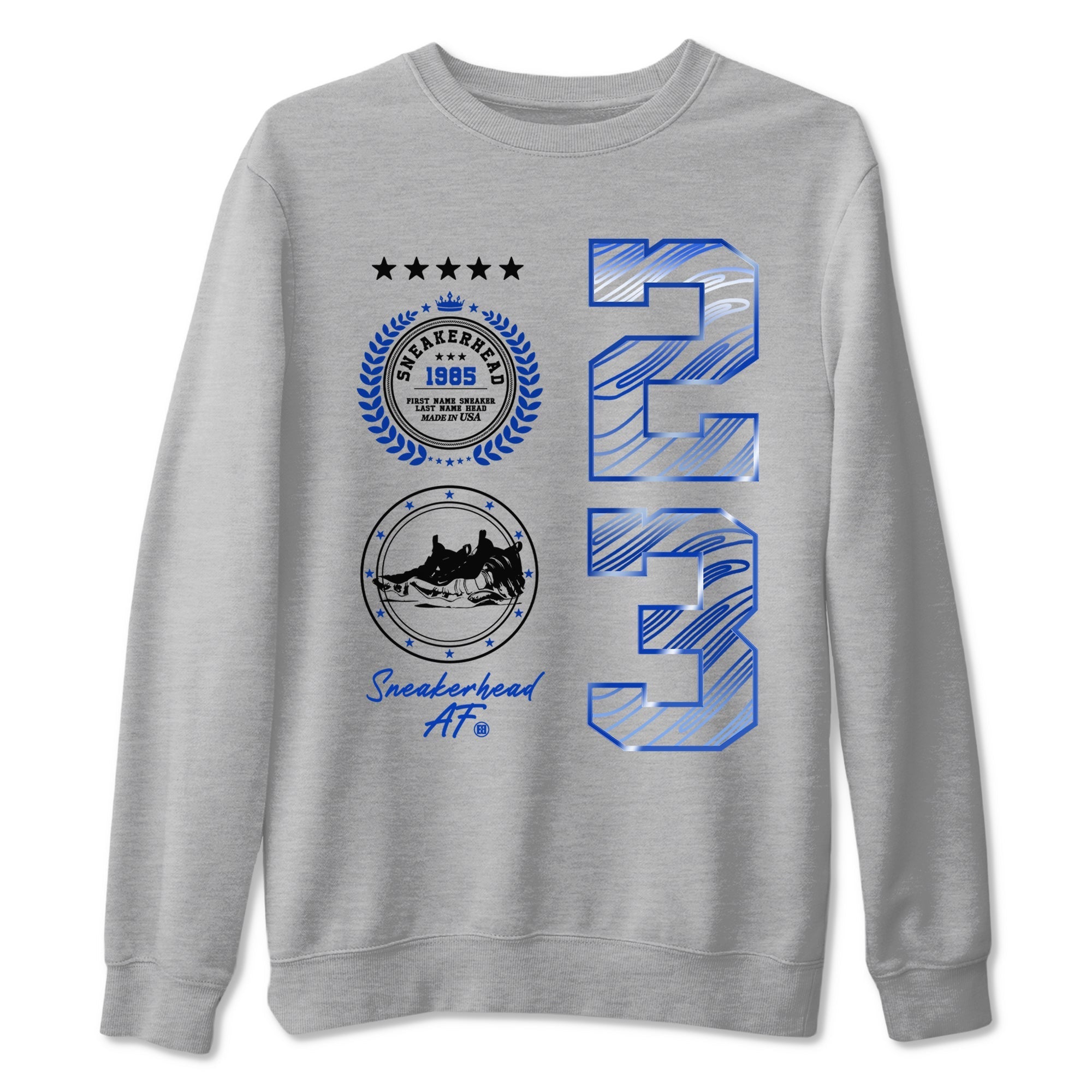 snkmatch Emblem snkmatch Tees - Air Foamposite One Royal