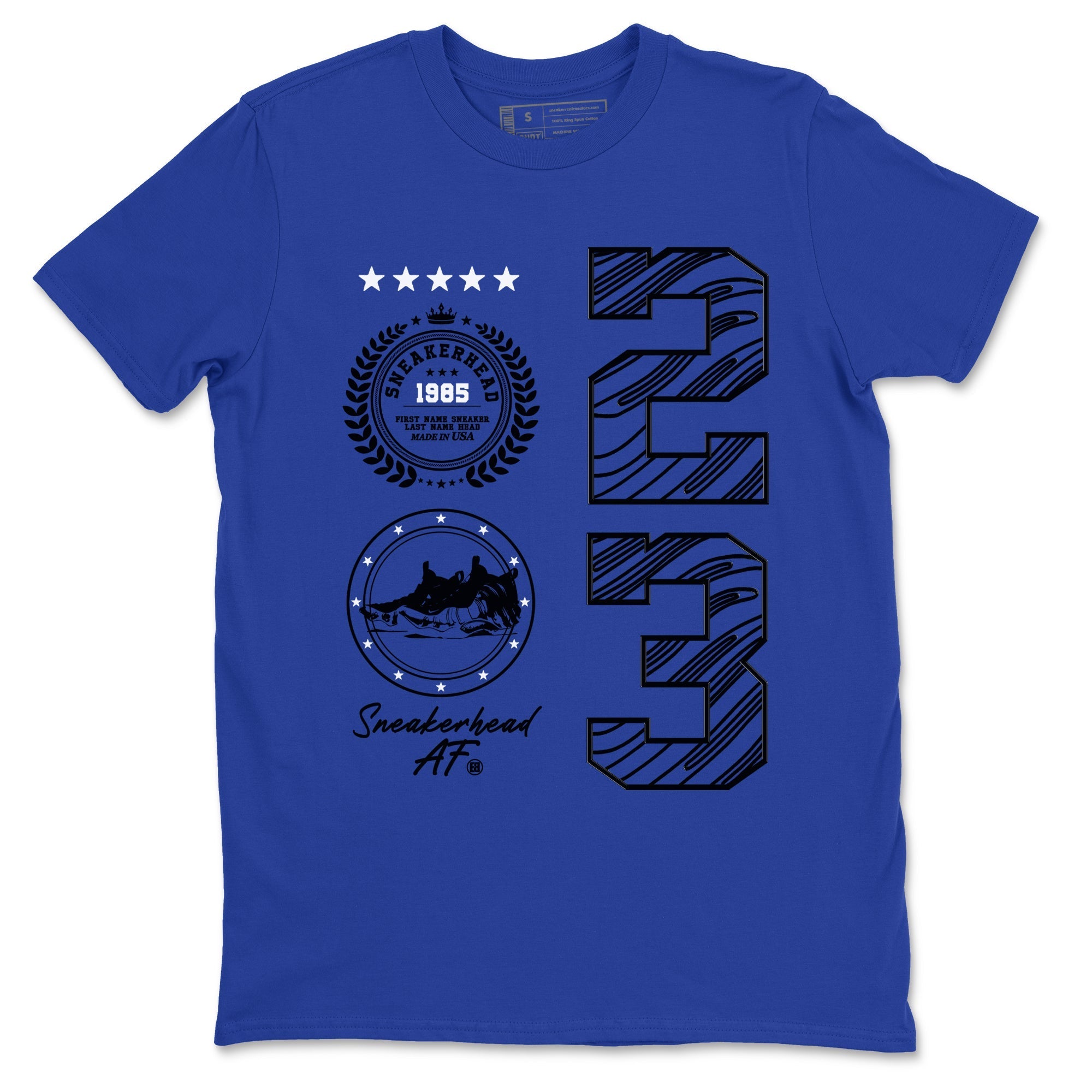 snkmatch Emblem snkmatch Tees - Air Foamposite One Royal