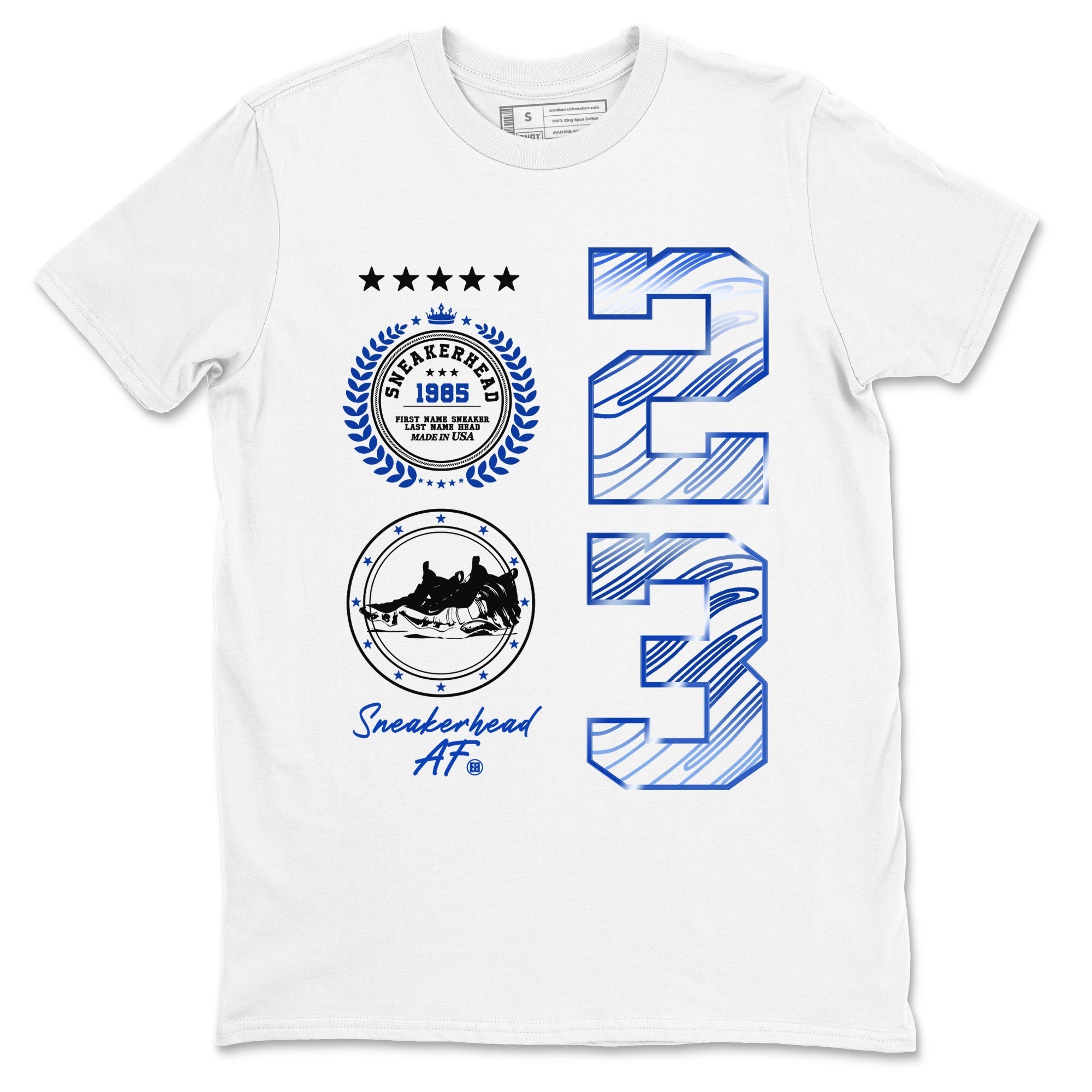 snkmatch Emblem snkmatch Tees - Air Foamposite One Royal