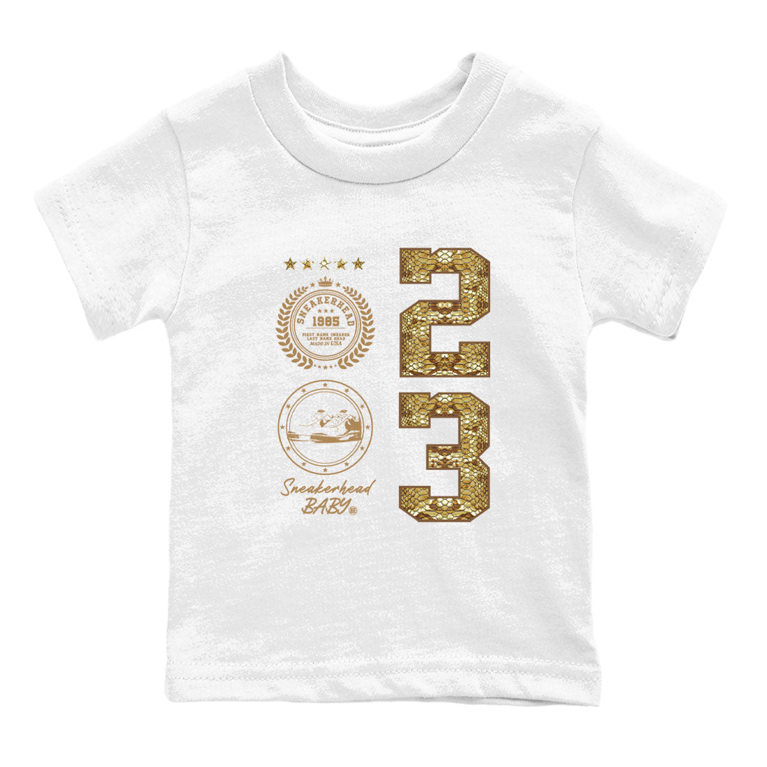 snkmatch Emblem snkmatch Tees Kids - Air Force 1 Ivory Snake