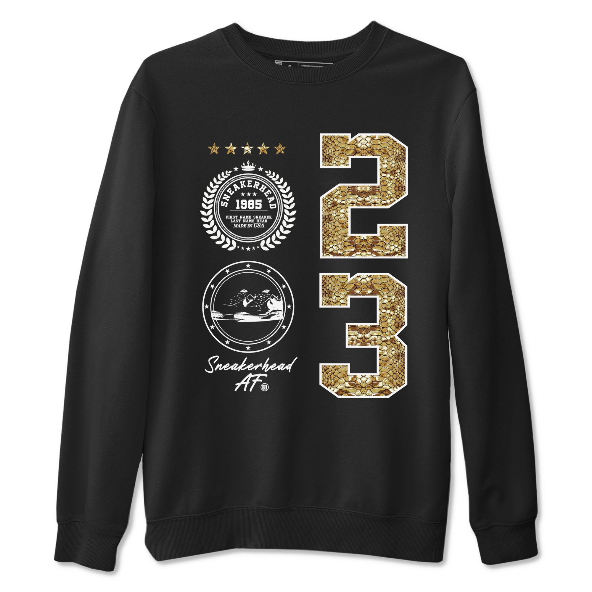 snkmatch Emblem snkmatch Tees - Air Force 1 Ivory Snake
