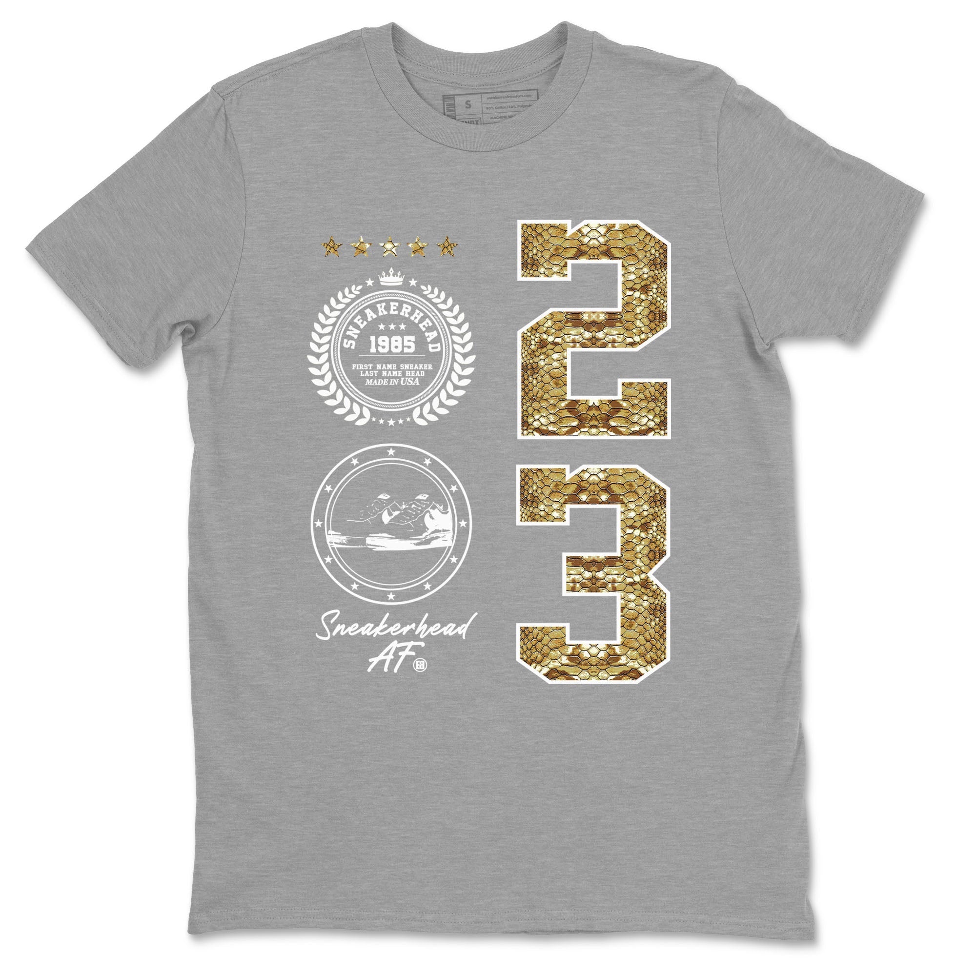 snkmatch Emblem snkmatch Tees - Air Force 1 Ivory Snake