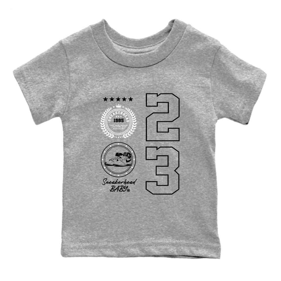 snkmatch Emblem snkmatch Tees Kids - Air Jordan 1 Black White