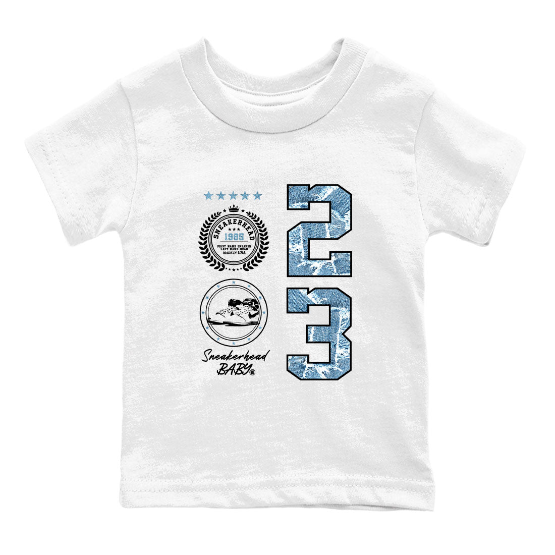snkmatch Emblem snkmatch Tees Kids - Air Jordan 1 Denim 2024