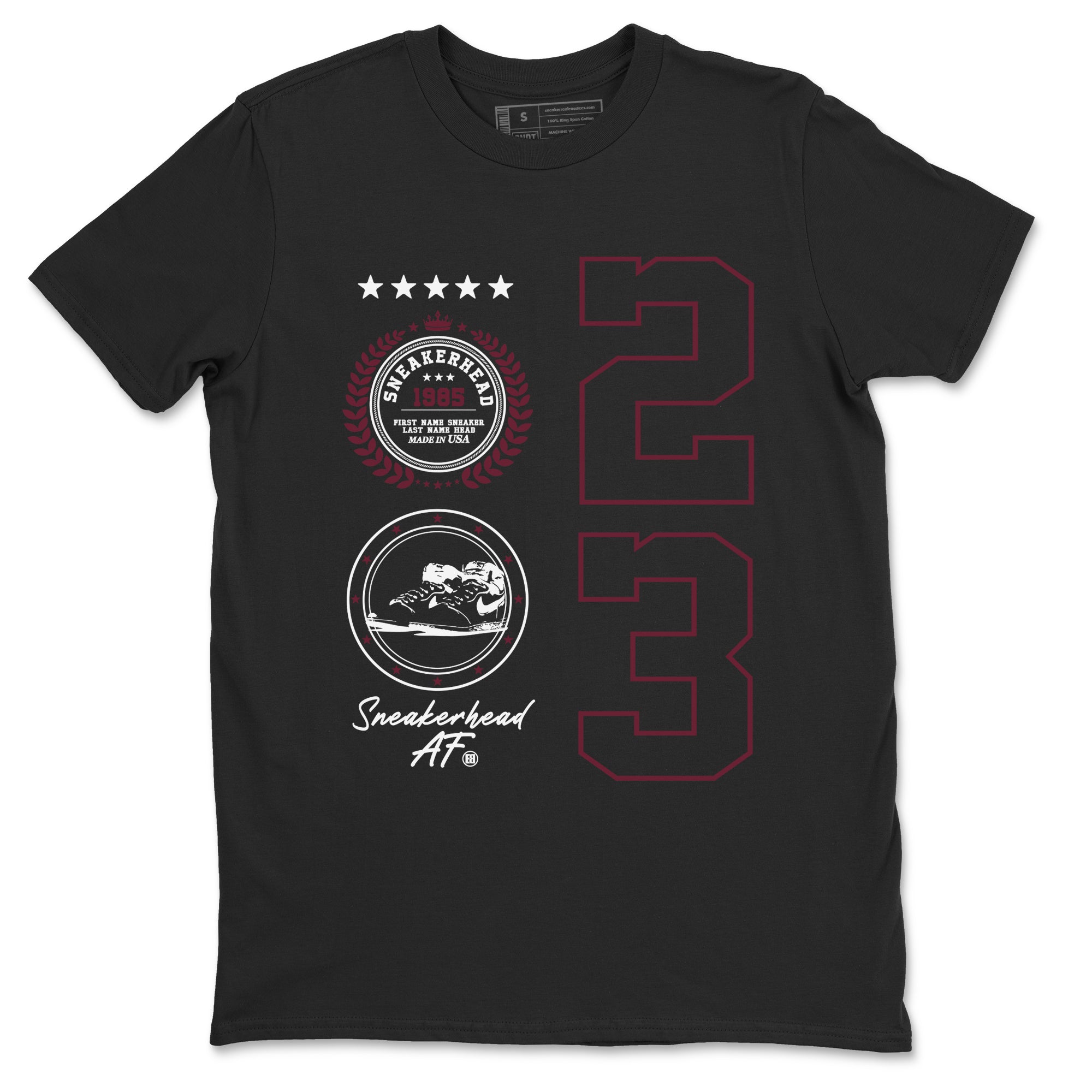 snkmatch Emblem snkmatch Tees - Air Jordan 1 Metallic Burgundy