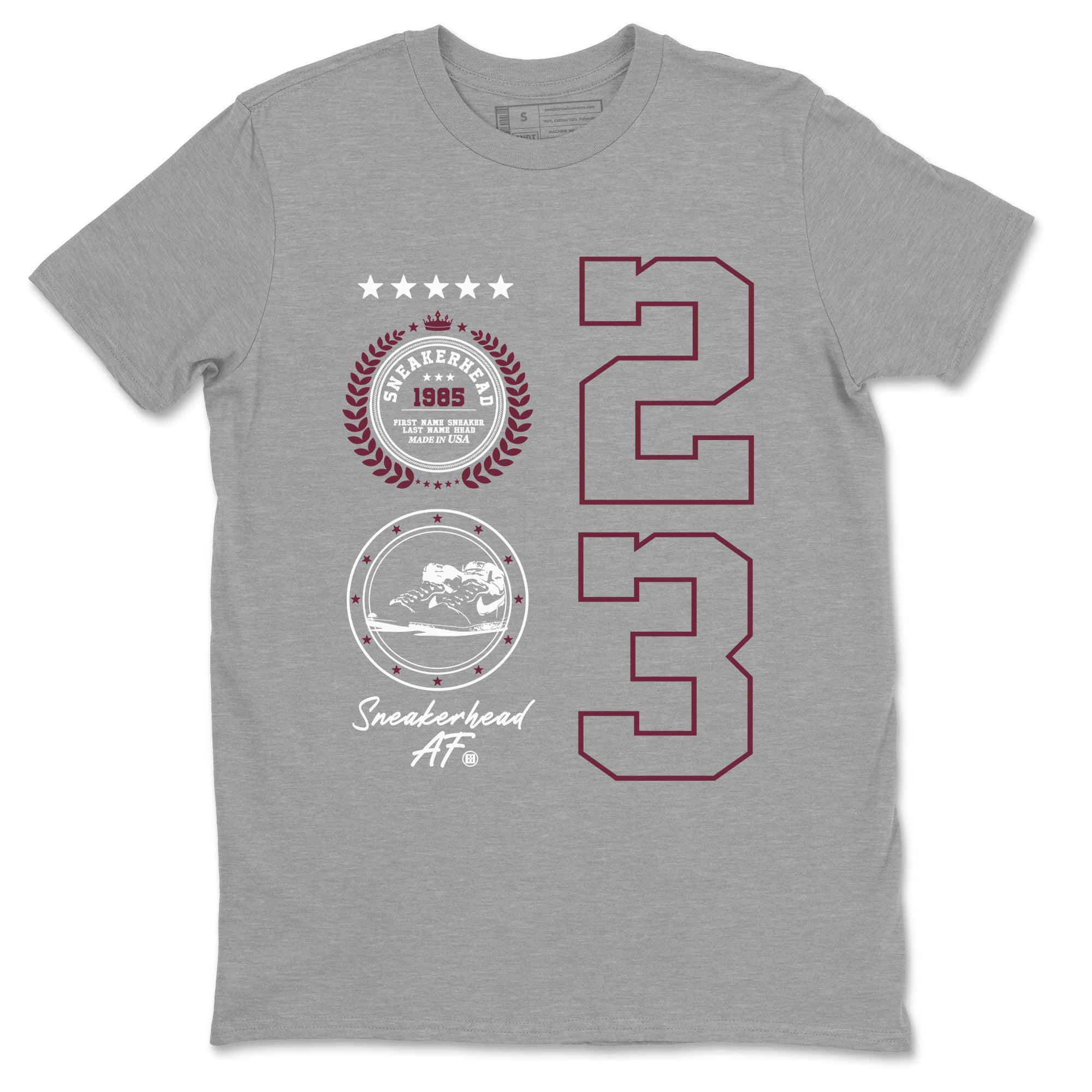 snkmatch Emblem snkmatch Tees - Air Jordan 1 Metallic Burgundy