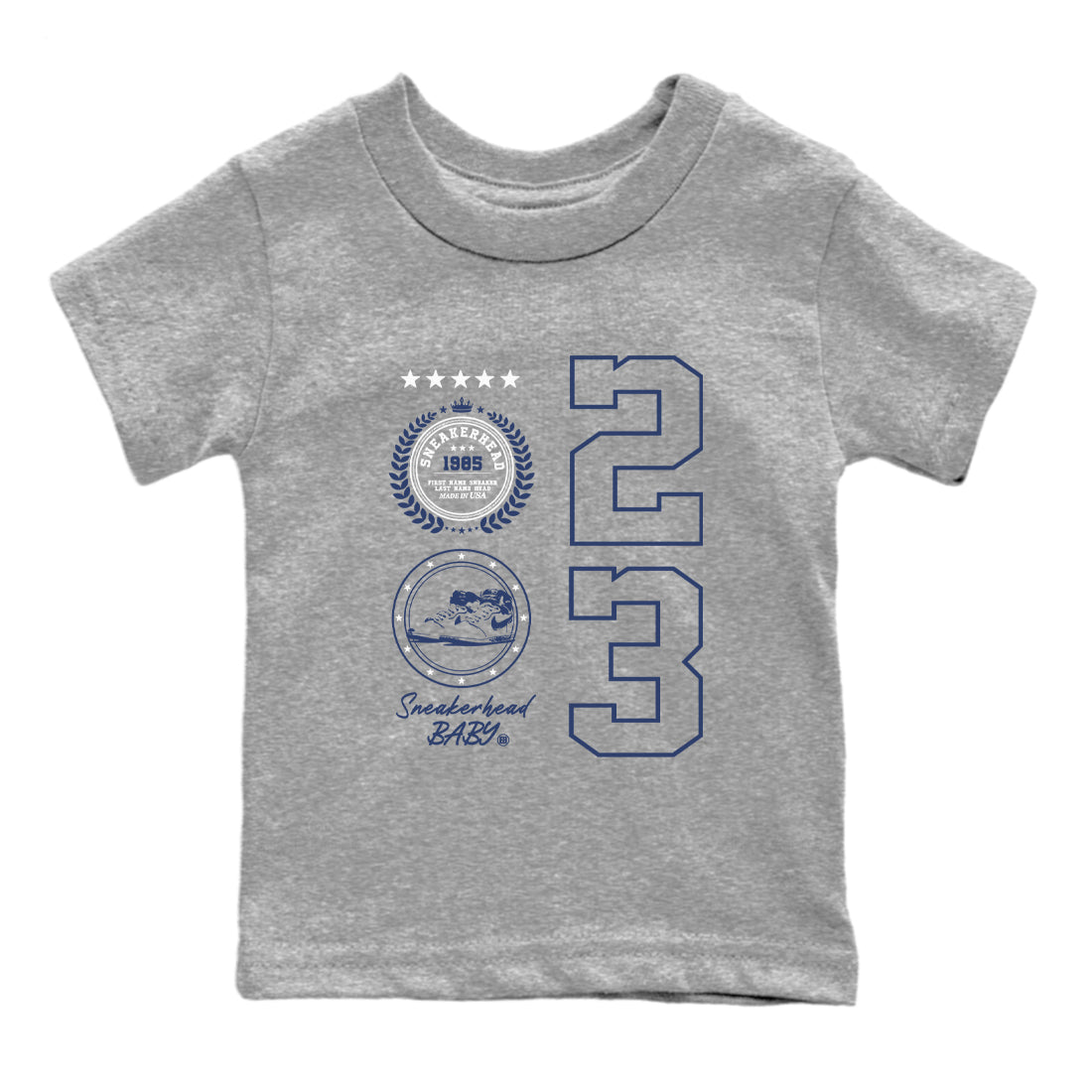 snkmatch Emblem snkmatch Tees Kids - Air Jordan 1 Midnight Navy