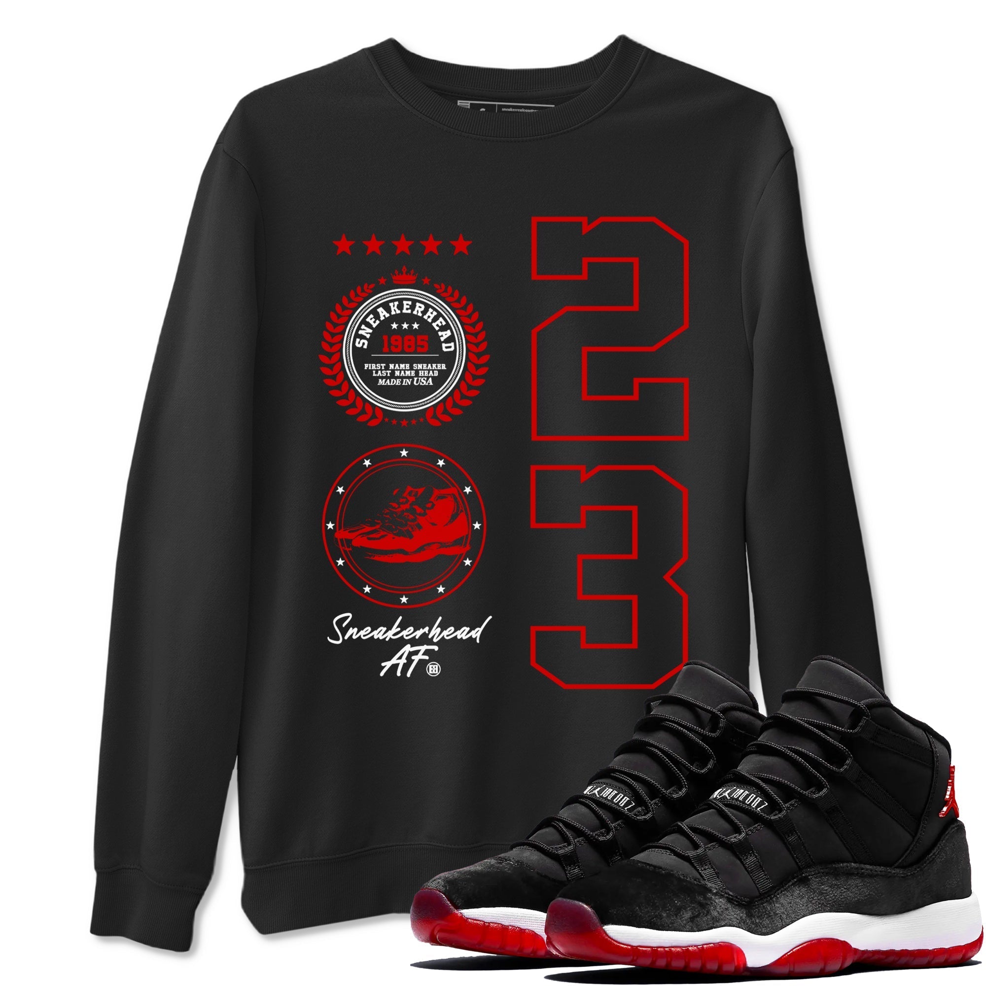 snkmatch Emblem snkmatch Tees - Air Jordan 11 Bred Velvet