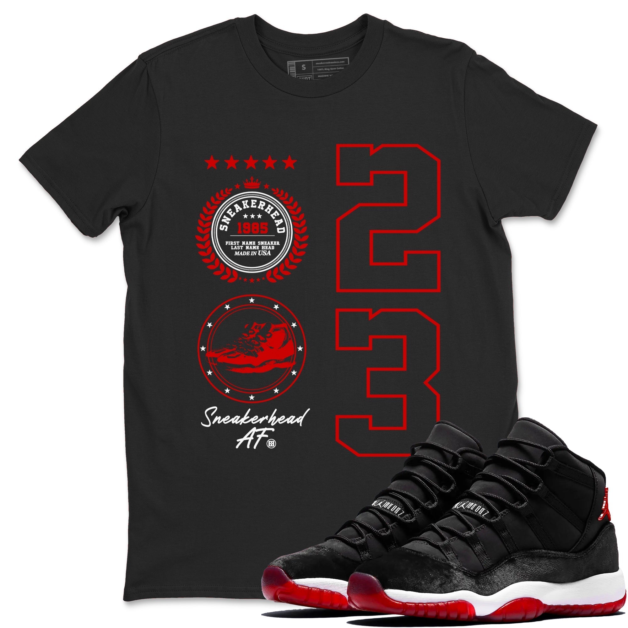 snkmatch Emblem snkmatch Tees - Air Jordan 11 Bred Velvet